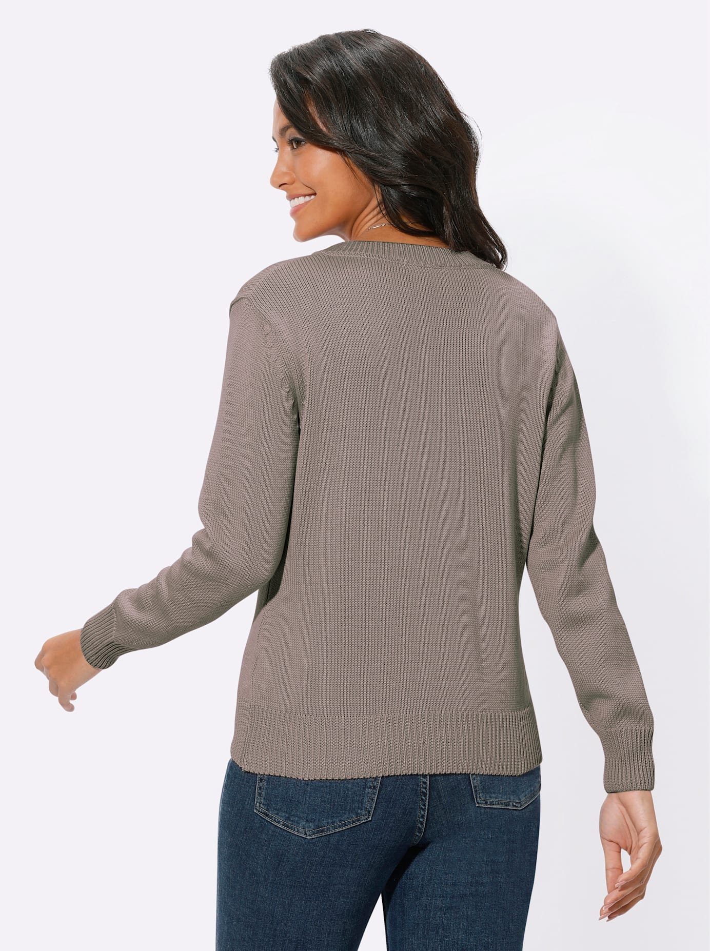 Casual Looks Trui met V-hals Trui