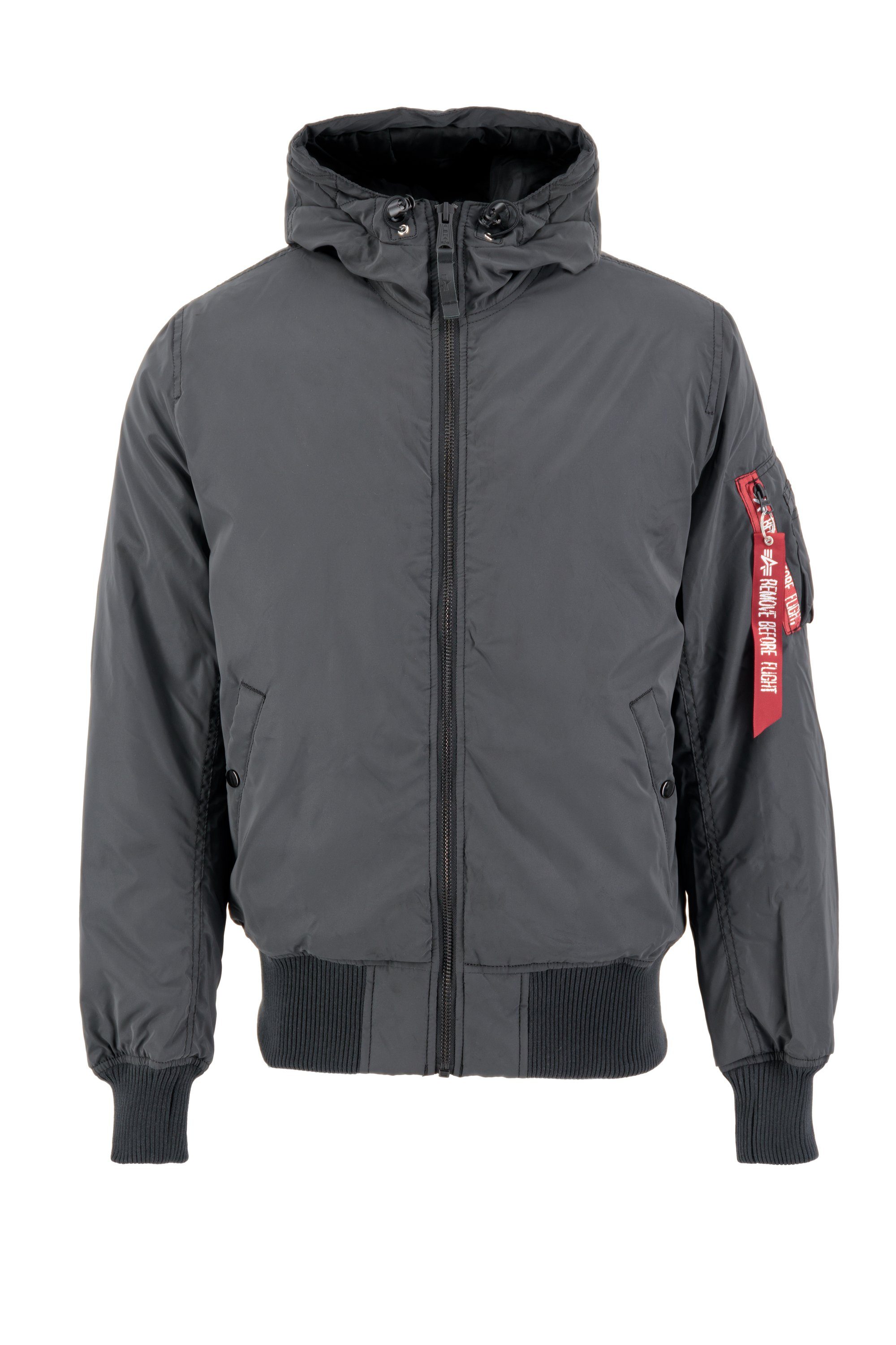 Alpha Industries Bomberjack ALPHA INDUSTRIES Men - Bomber Jackets MA-1 Hooded Reflective heren jassen maat S zwart