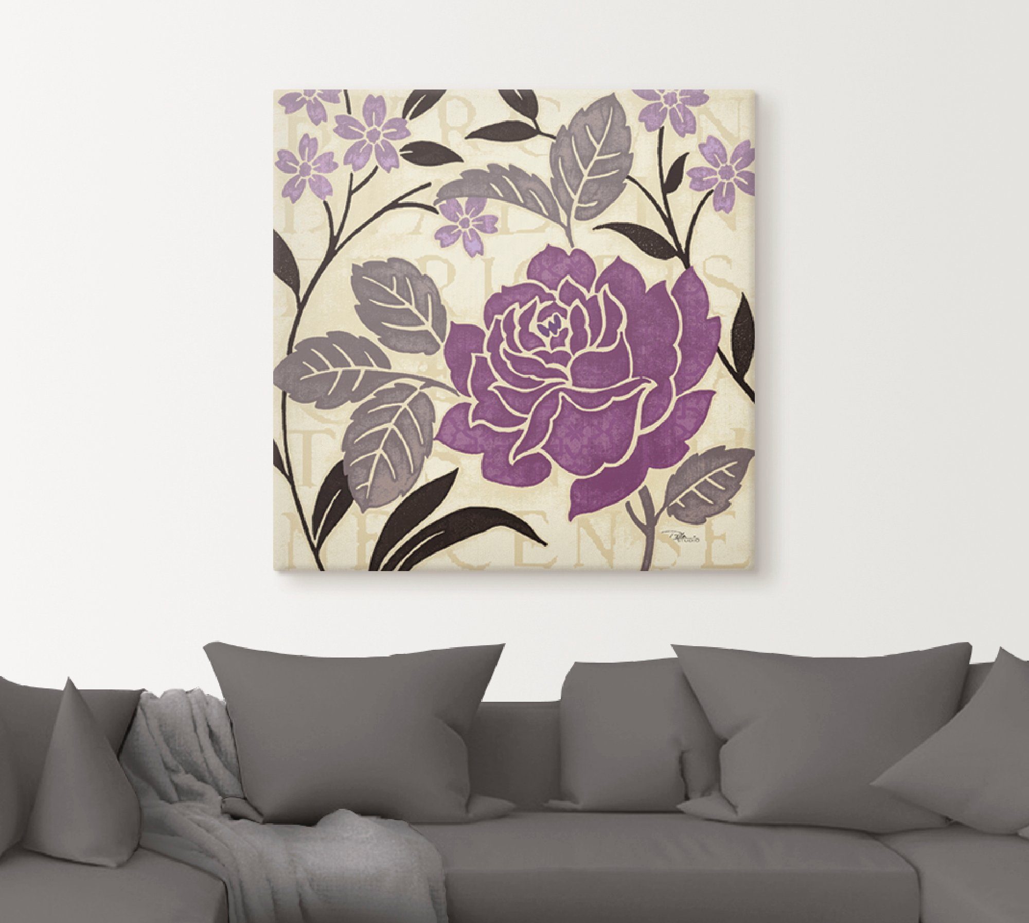 Artland Artprint op linnen Perfecte bloemblaadjes II
