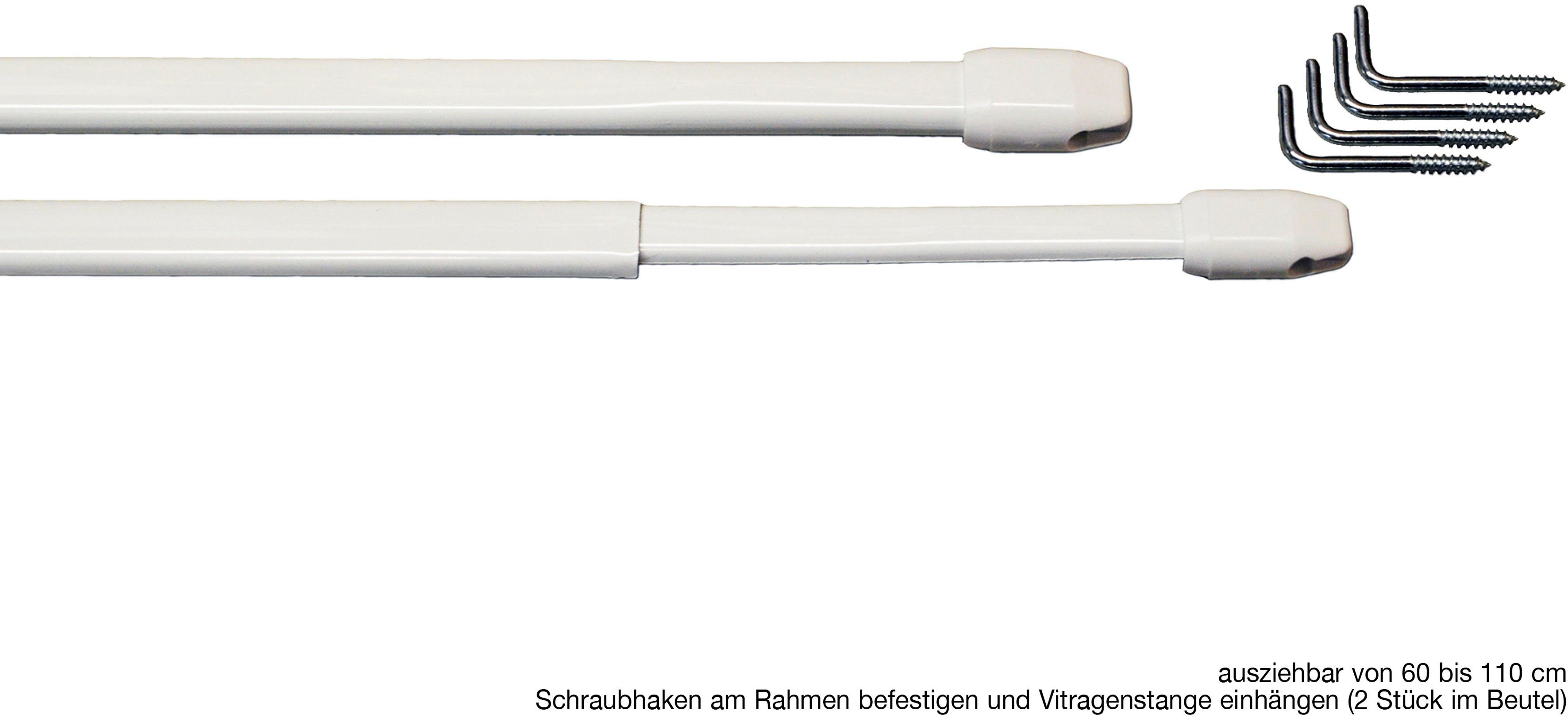 GARESA Vitrageroede Roede "11 mm" (2 stuks)