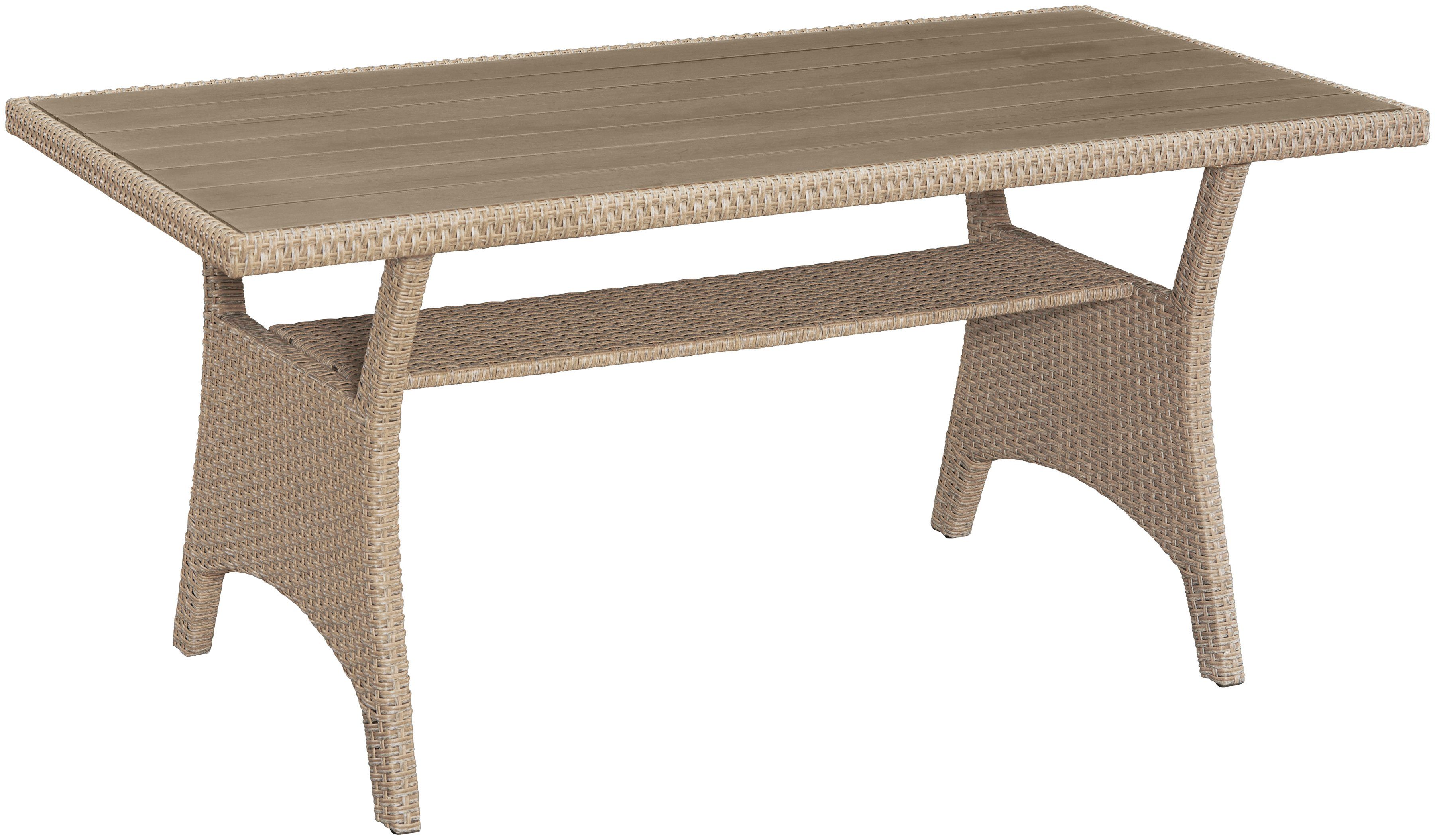 KONIFERA Tuinset Amsterdam Staal, legplank onder de tafel, loungeset (set, 16-delig)