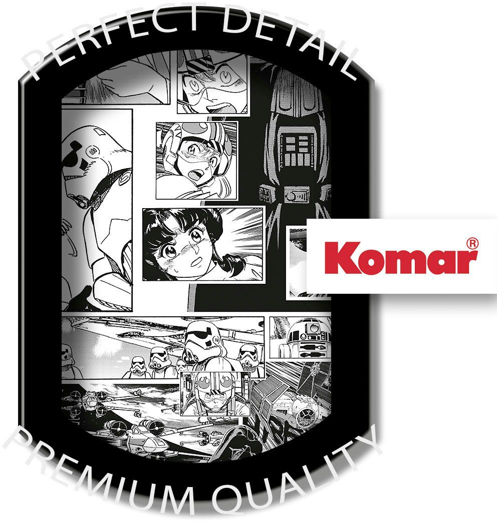 Komar Fotobehang Digitale print vlies - Star Wars Manga Madness - Afmeting 100 x 250 cm (1 stuk)