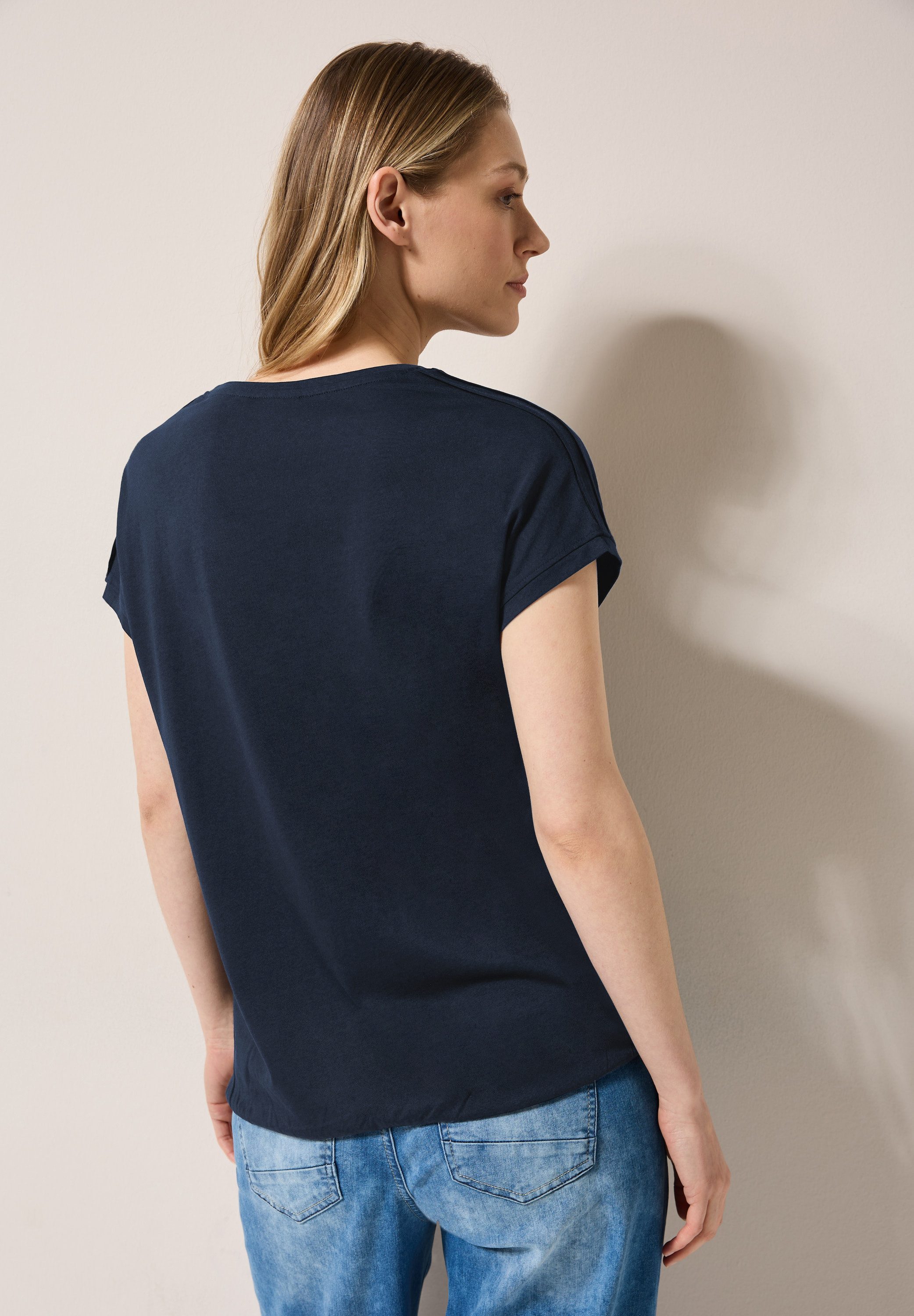 Cecil T-shirt met elastische taille