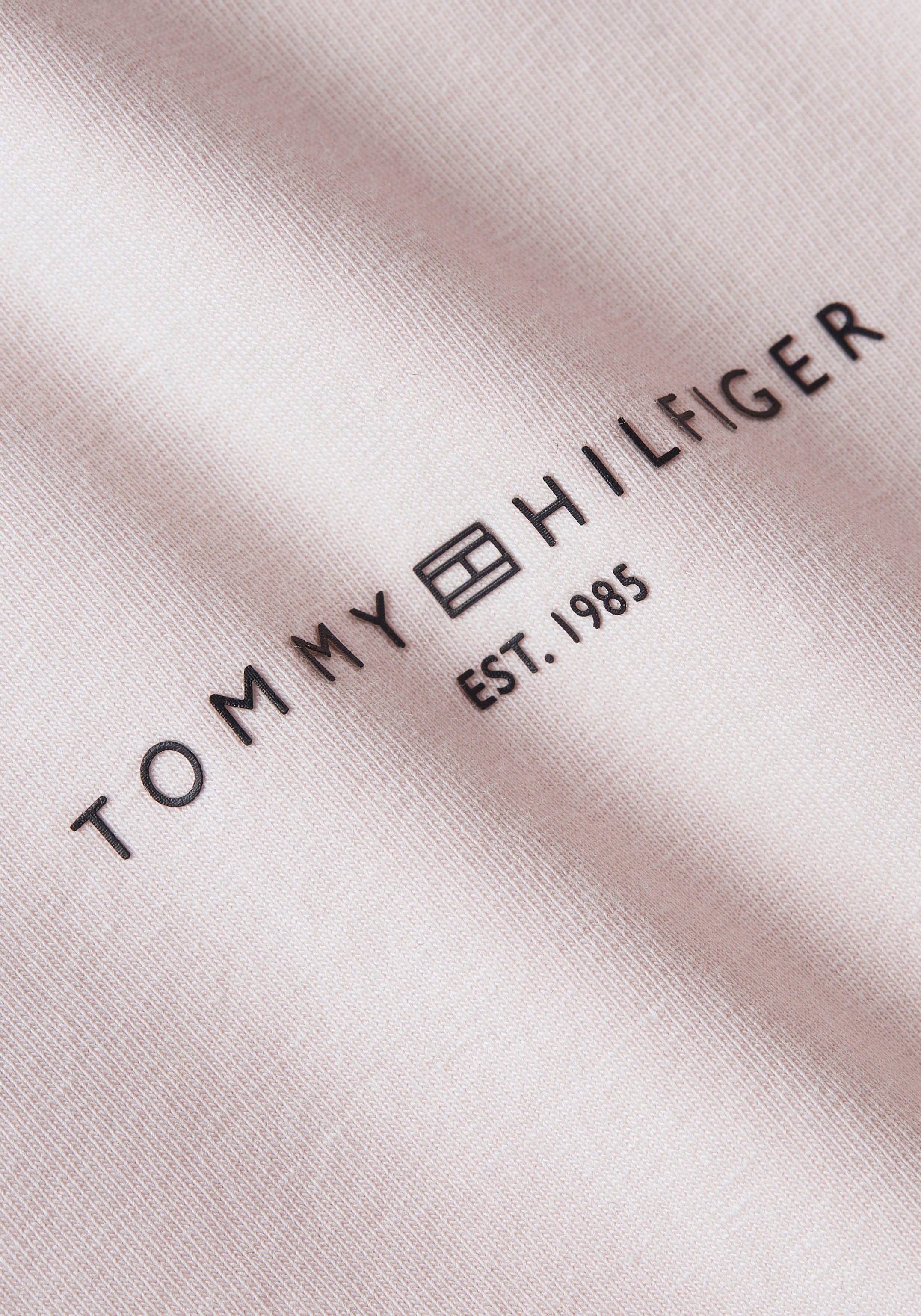 Tommy Hilfiger Shirt met lange mouwen 1985 REG MINI CORP LOGO C-NK LS met logo opschrift op borsthoogte