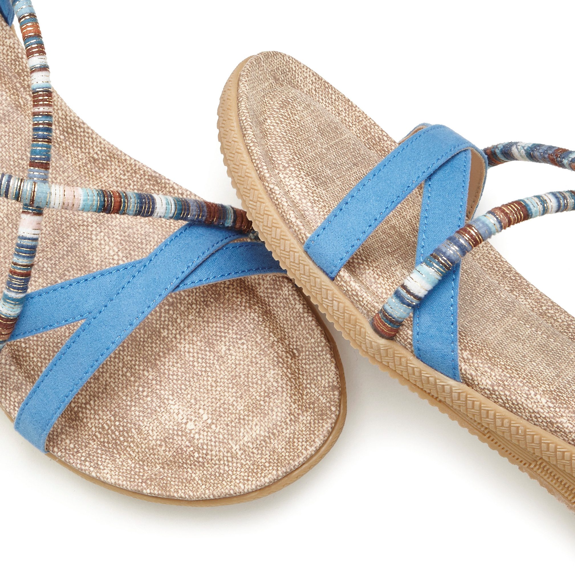 Vivance Sandalen Zomerschoen met subtiele sierdetails, sandaal, zomerschoen vegan