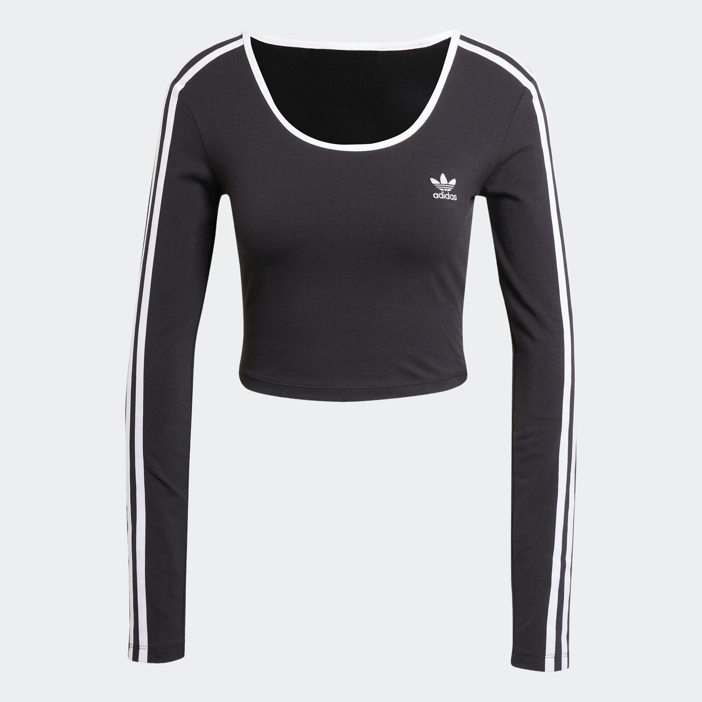 adidas Originals Shirt met lange mouwen 3S LS CROP