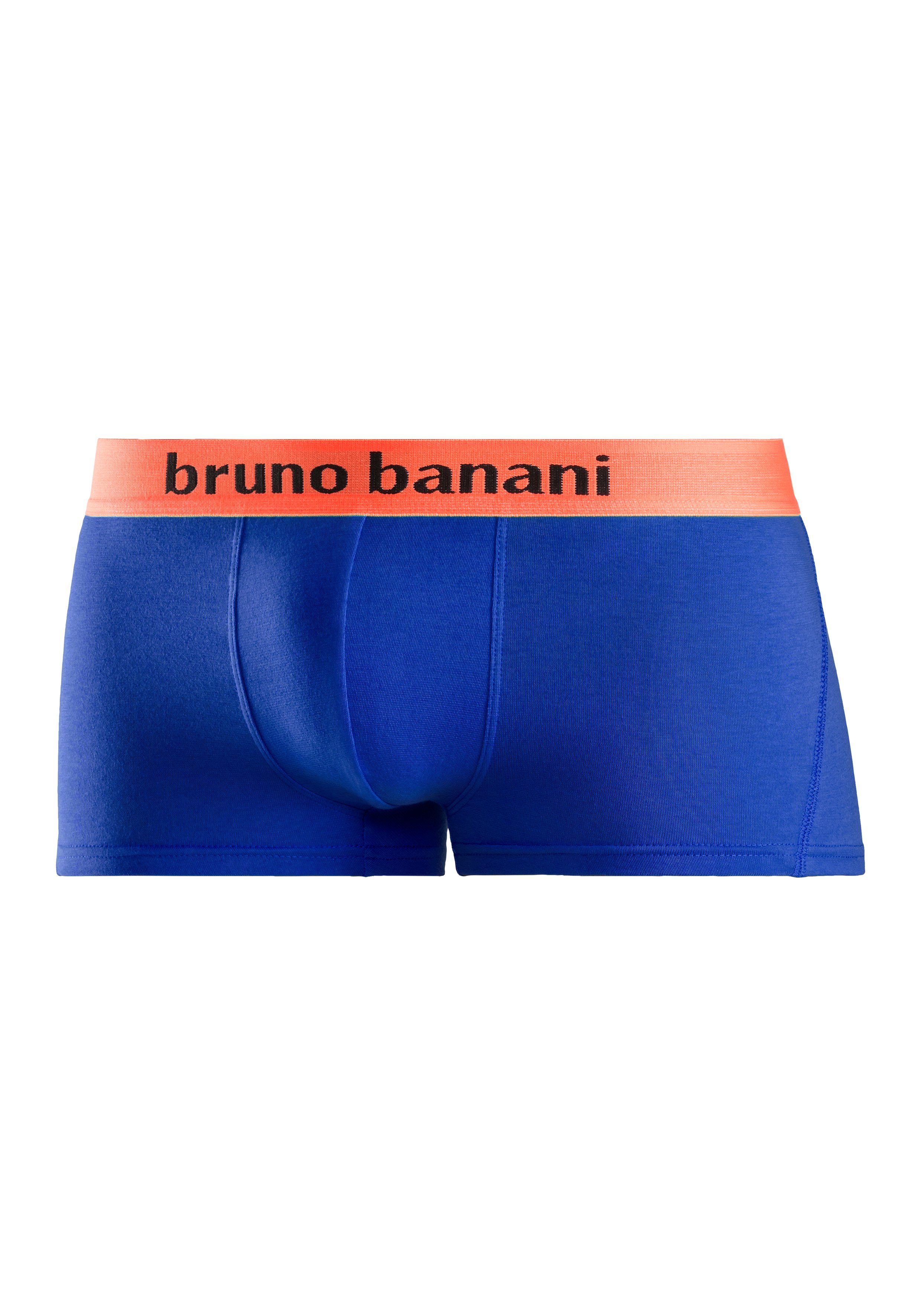 Bruno Banani Hipster strak zittende boxershorts met logo webband van katoenmix (set, 4 stuks)