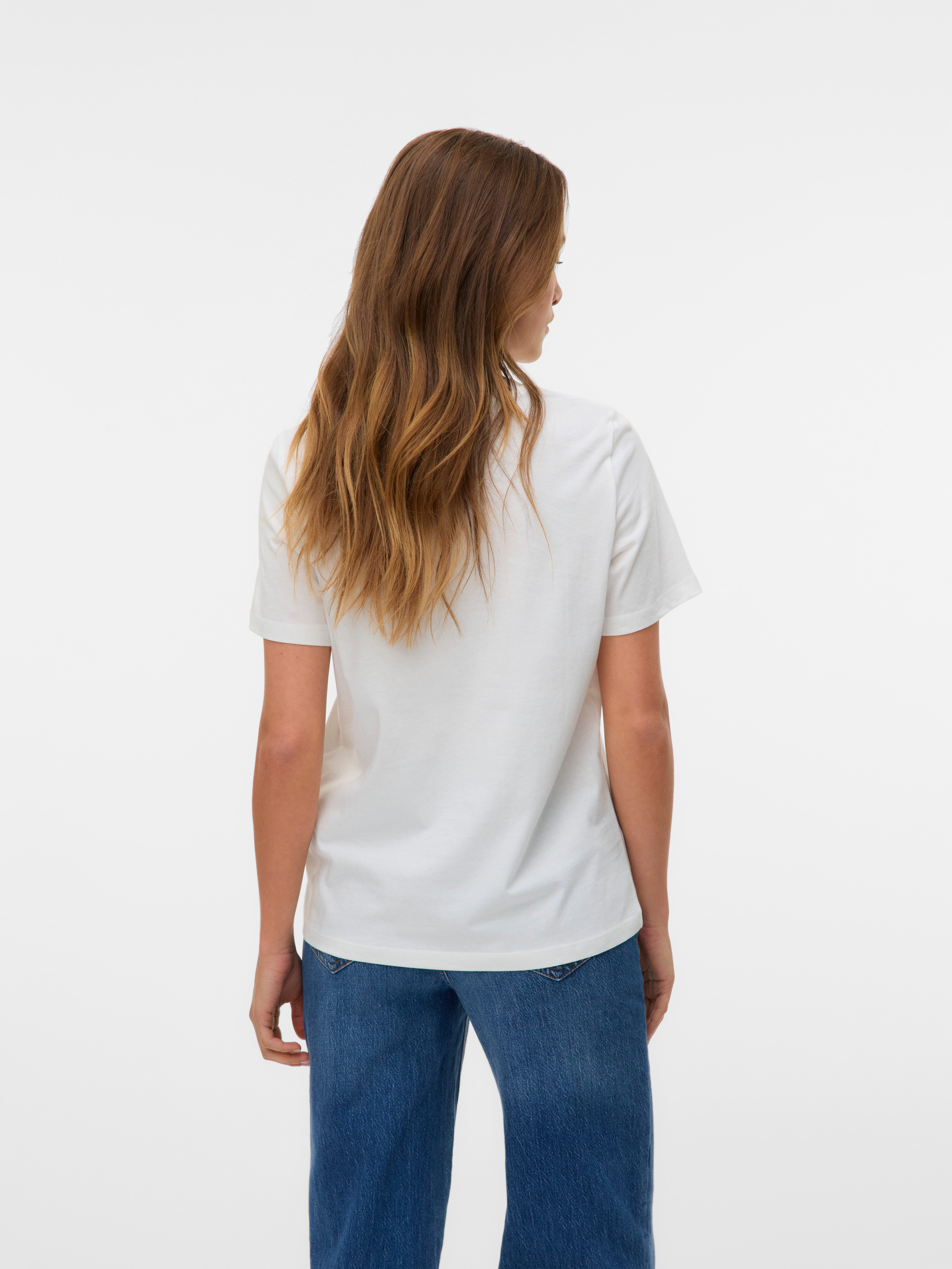 Vero Moda T-shirt VMFRIGGA PAULINA SS TOP BOX JRS GA