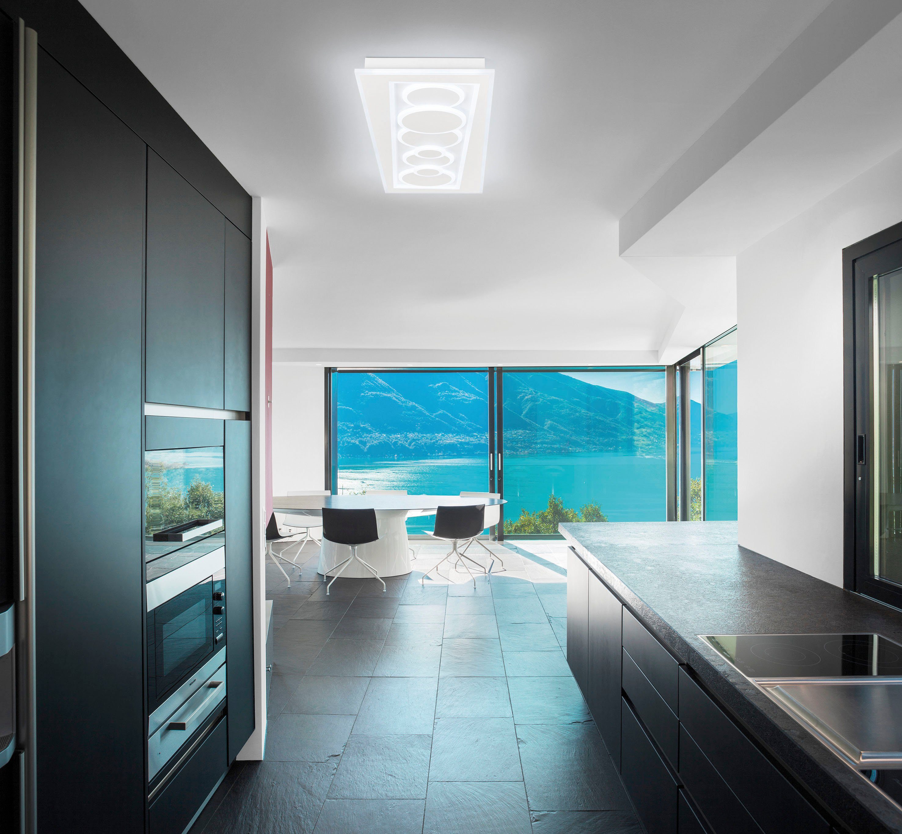 Honsel Leuchten Plafondlamp Ratio duurzame led, dimbaar (1 stuk)