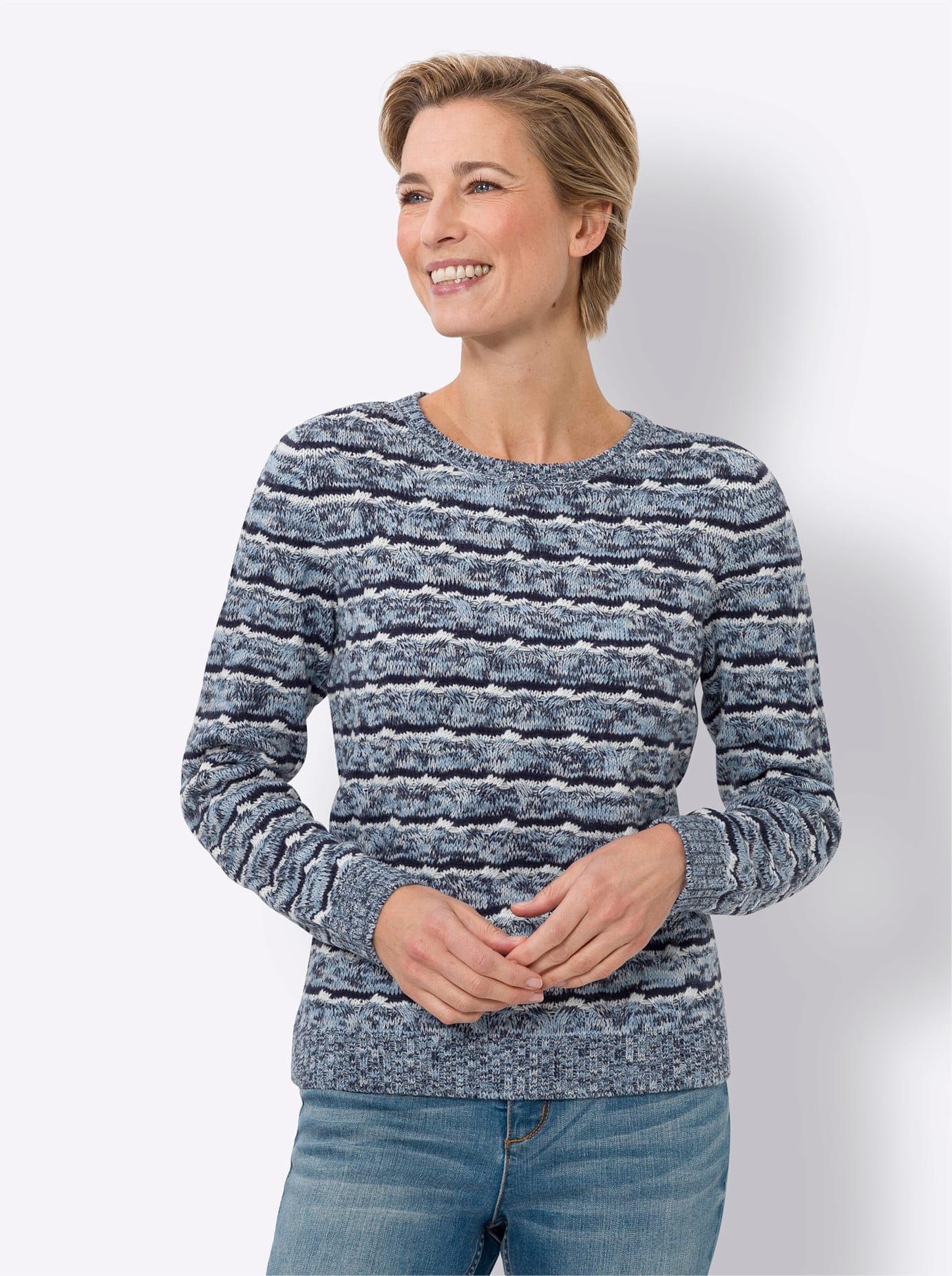 Classic Basics Gebreide Trui met lange mouwen