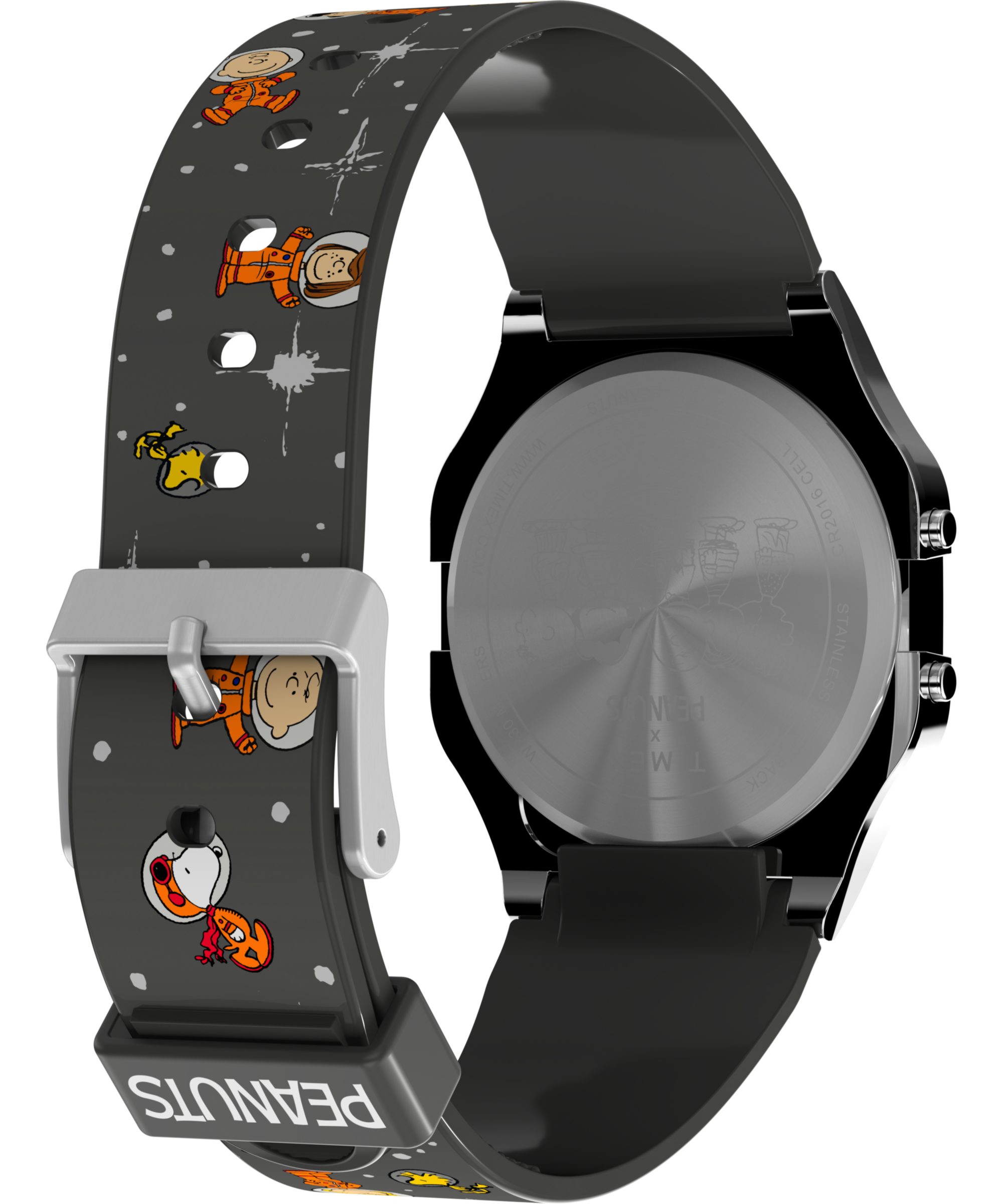 Timex Chronograaf TIMEX x PEANUTS TIMEX 80 Quartzhorloge, Armbandhorloge, Heren, Dames, Resin armband, Stopfunctie, digitaal