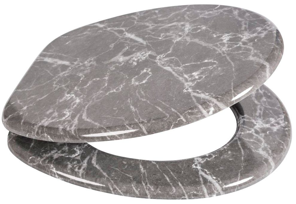 Sanilo Toiletzitting Marmer met soft-closemechanisme