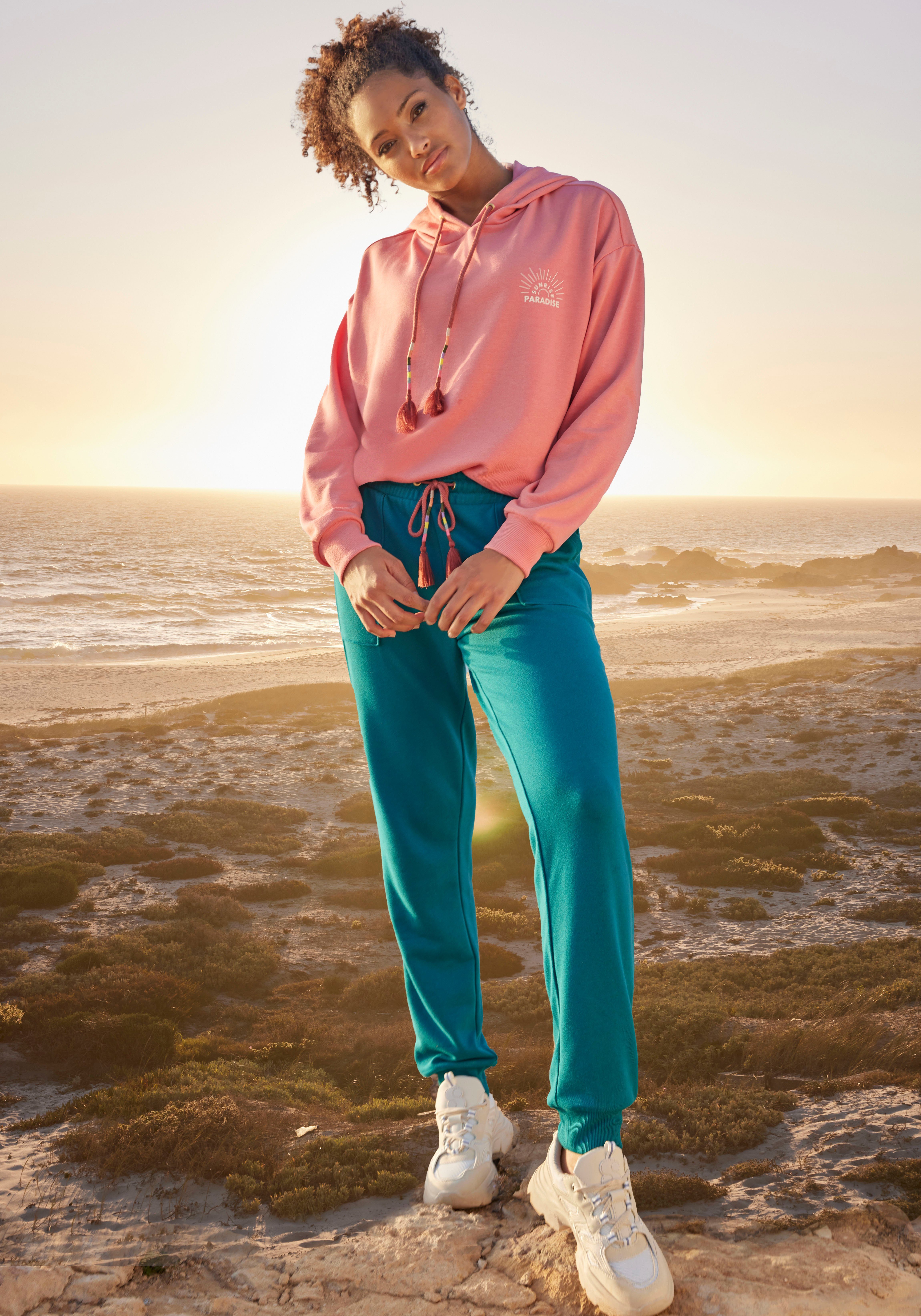 Vivance Sweatpants Relaxbroek, loungebroek met opgenaaide zakken, loungewear