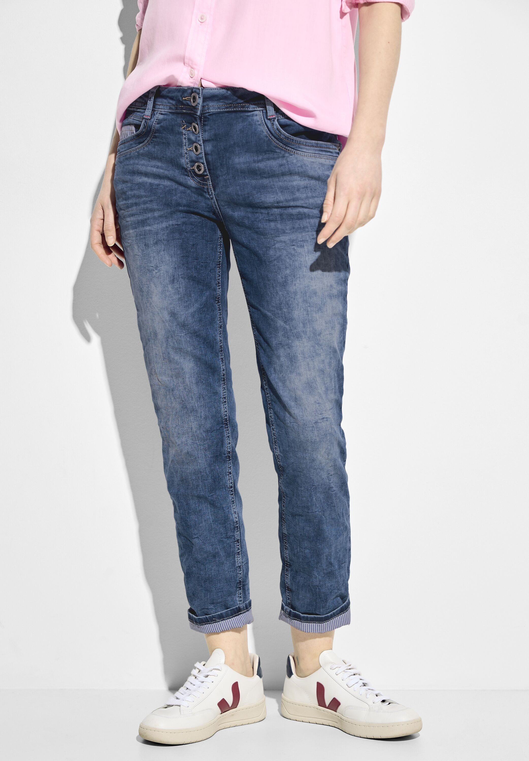 Cecil 7 8 jeans in five-pocketsstijl