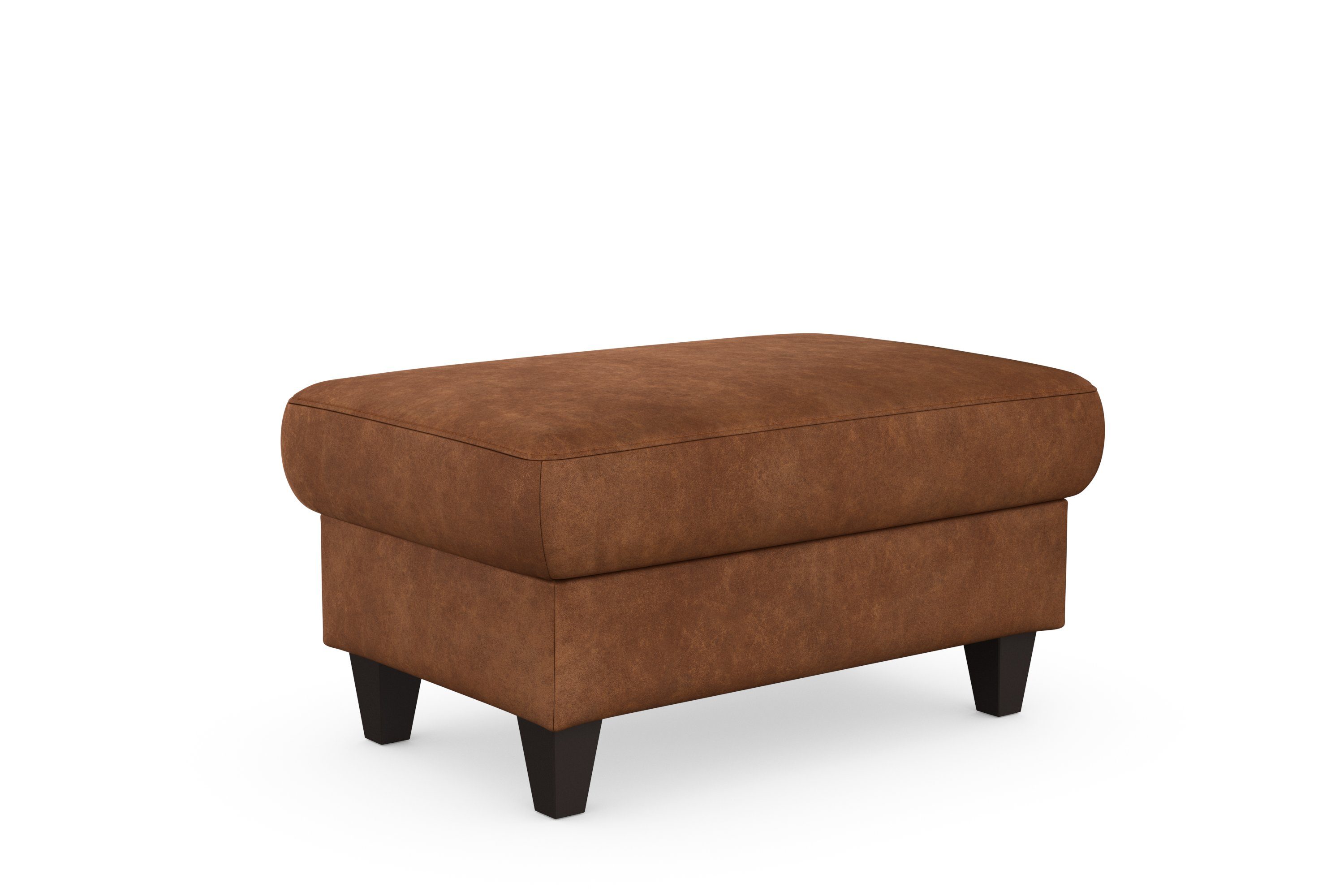 sit&more Hocker met bergruimte Farö met bergruimte en binnenvering en wengékleurige poten