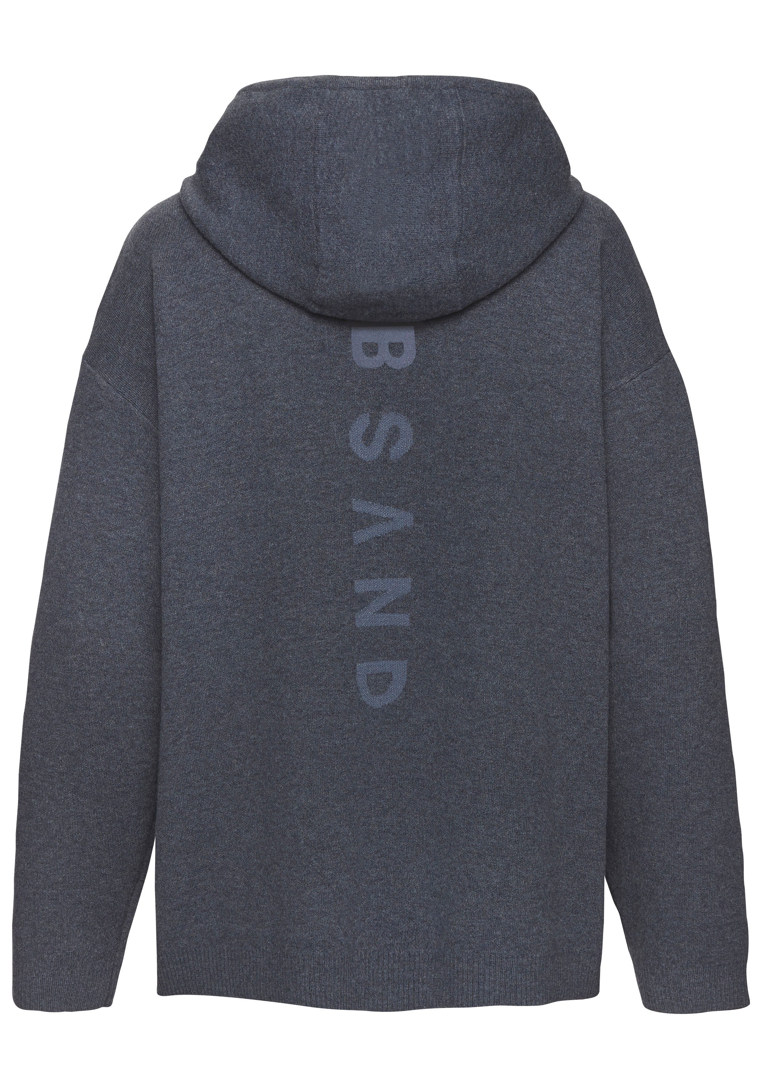 Elbsand Hoodie van hoogwaardige brei