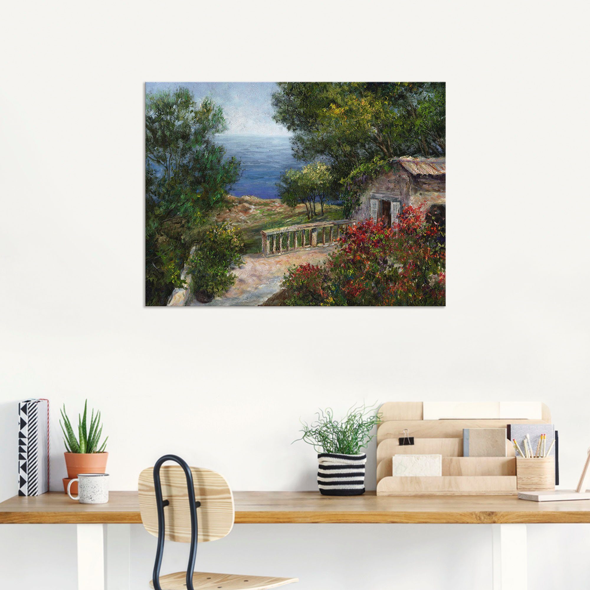 Artland Artprint Toscane I als artprint van aluminium, artprint voor buiten, artprint op linnen, poster in verschillende maten. maten