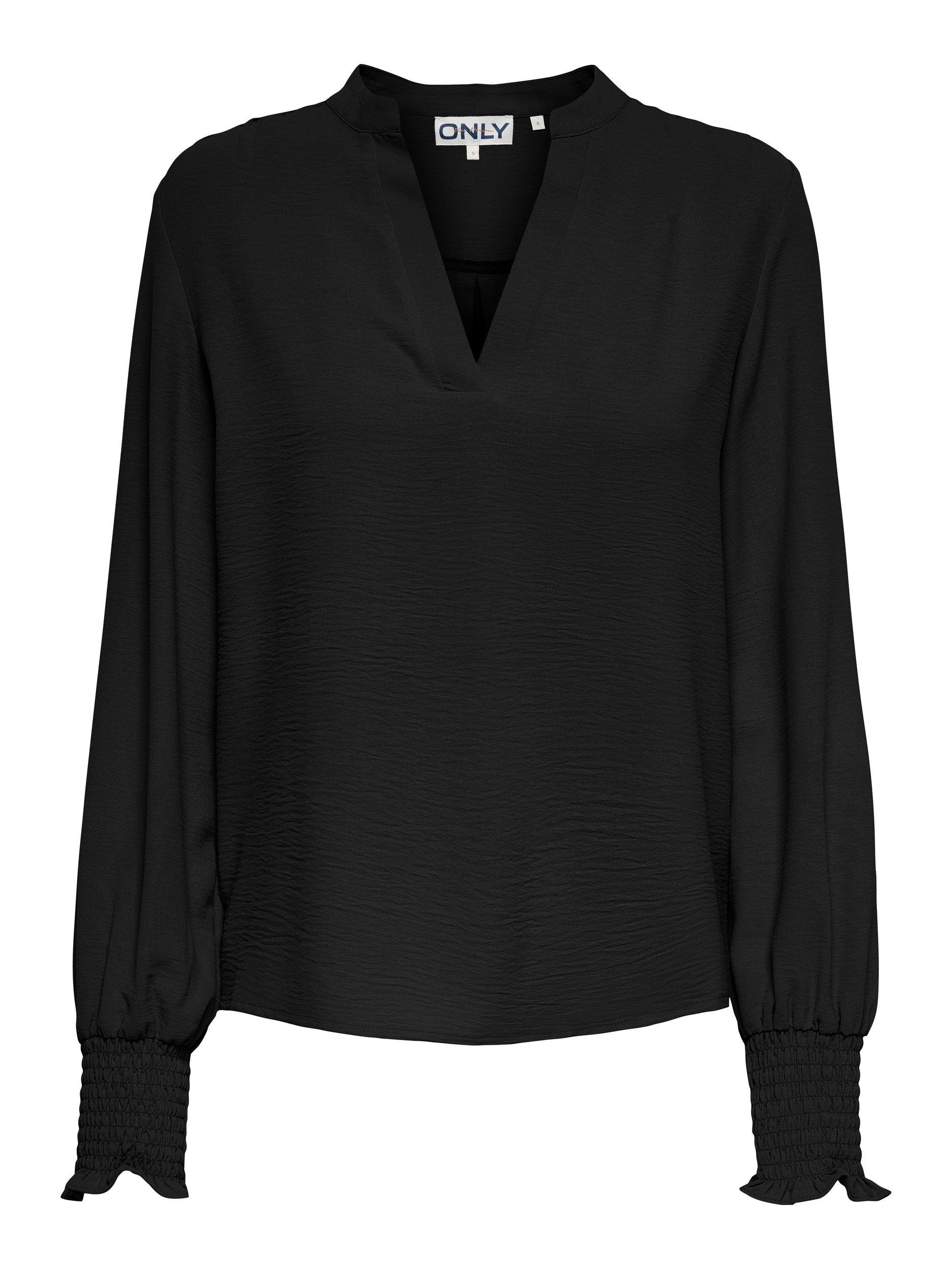 Only Shirt ONLMETTE V-NECK LS SMOCK TOP NOOS WVN