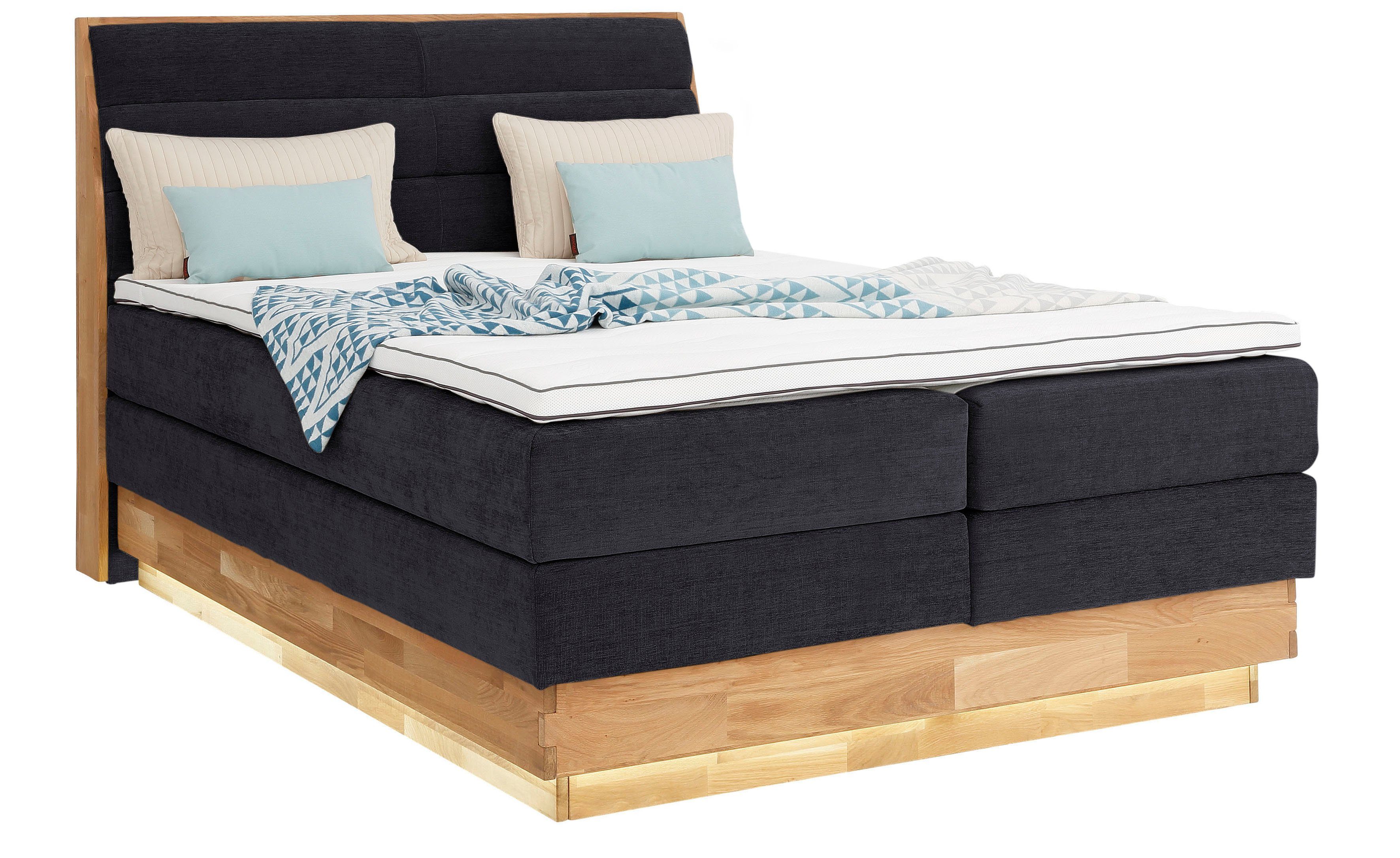 OTTO products Boxspring Ledverlichting, met gecertificeerde, gerecyclede overtrekstoffen