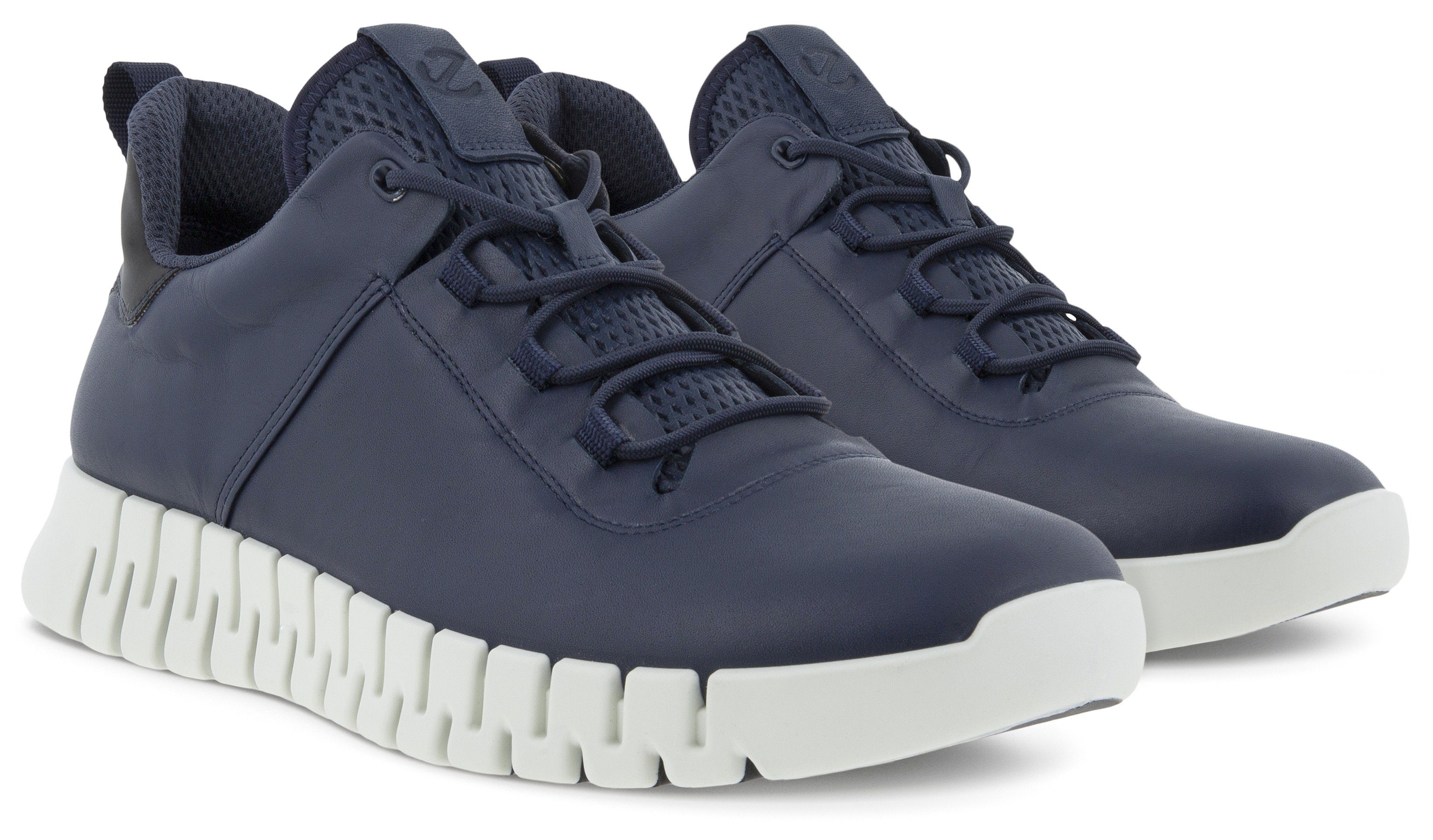 Ecco Sneakers GRUUV M , vrijetijdsschoen, lage schoen, met uitneembare dual-fit binnenzool