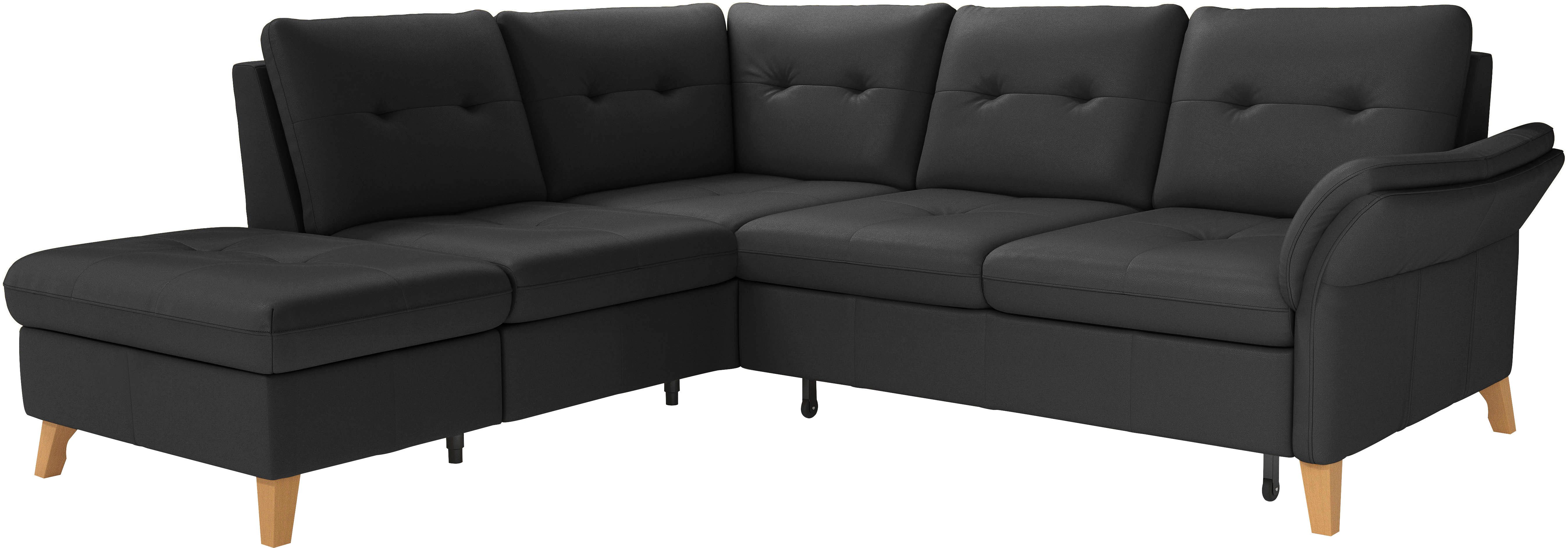 sit&more Hoekbank Göteborg inclusief zitdiepteverstelling, optioneel met bedfunctie & bedlade