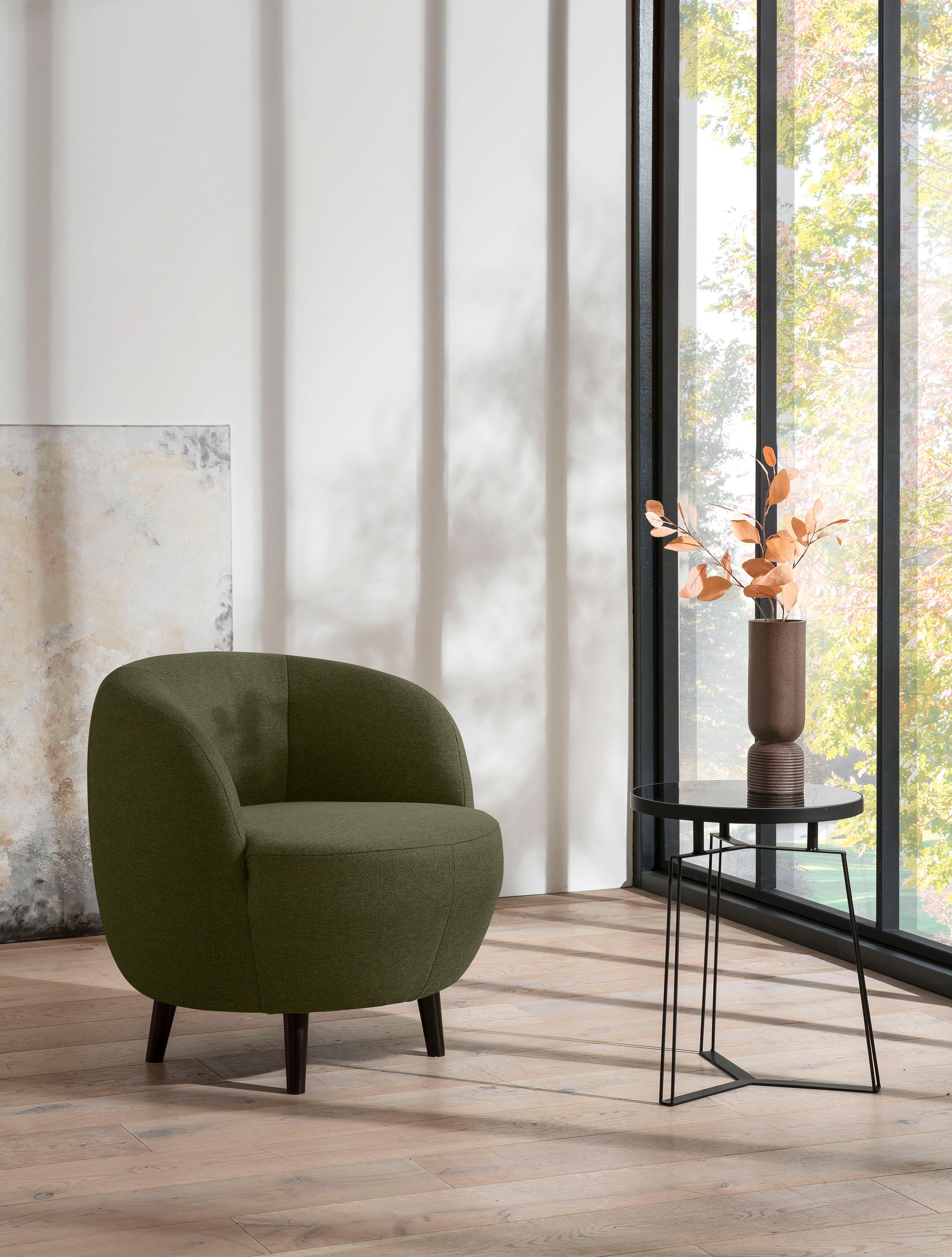 LOOKS BY WOLFGANG JOOP Fauteuil LOOKS XIV Cocktailsstoel rond model, perfect voor elk vertrek