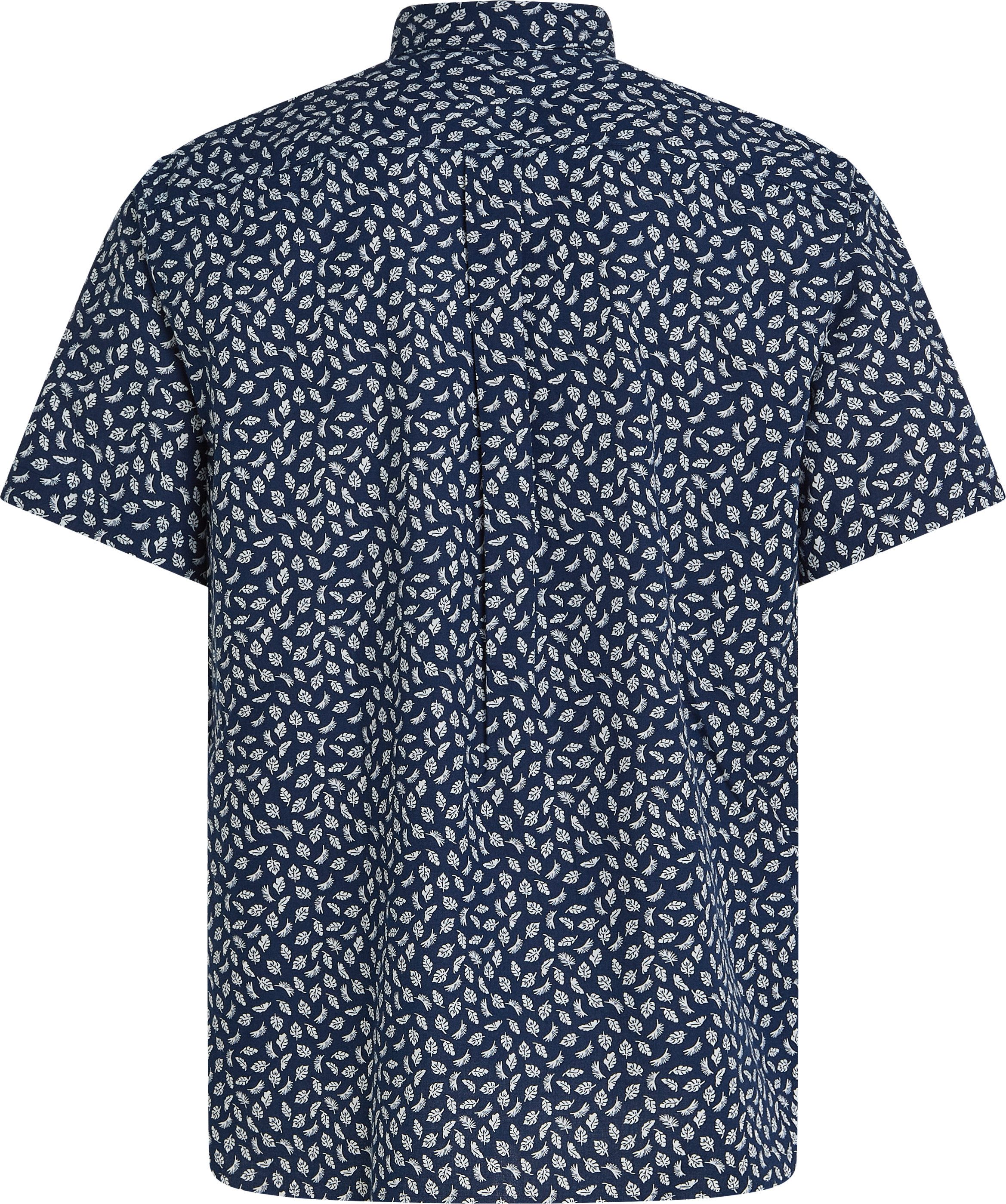 Tommy Hilfiger Overhemd met korte mouwen BT-LINEN BLEND AOP SS RF SHIRT-B