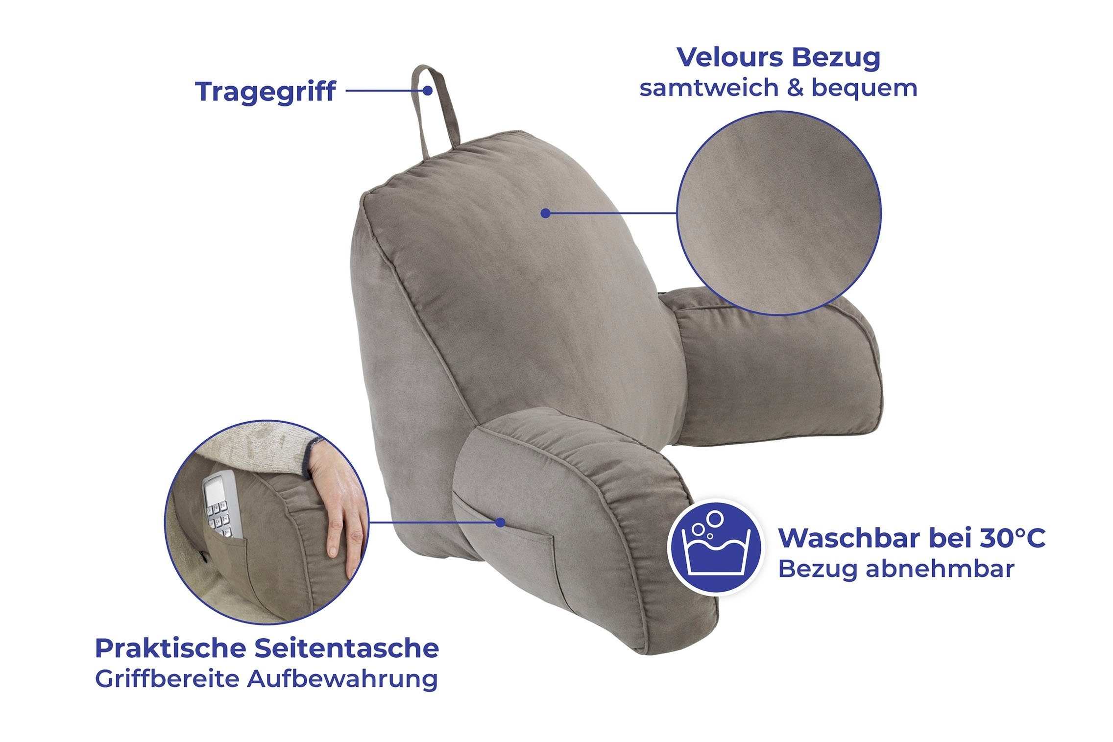 Maximex Rugkussen Met warmte- en koude-effect