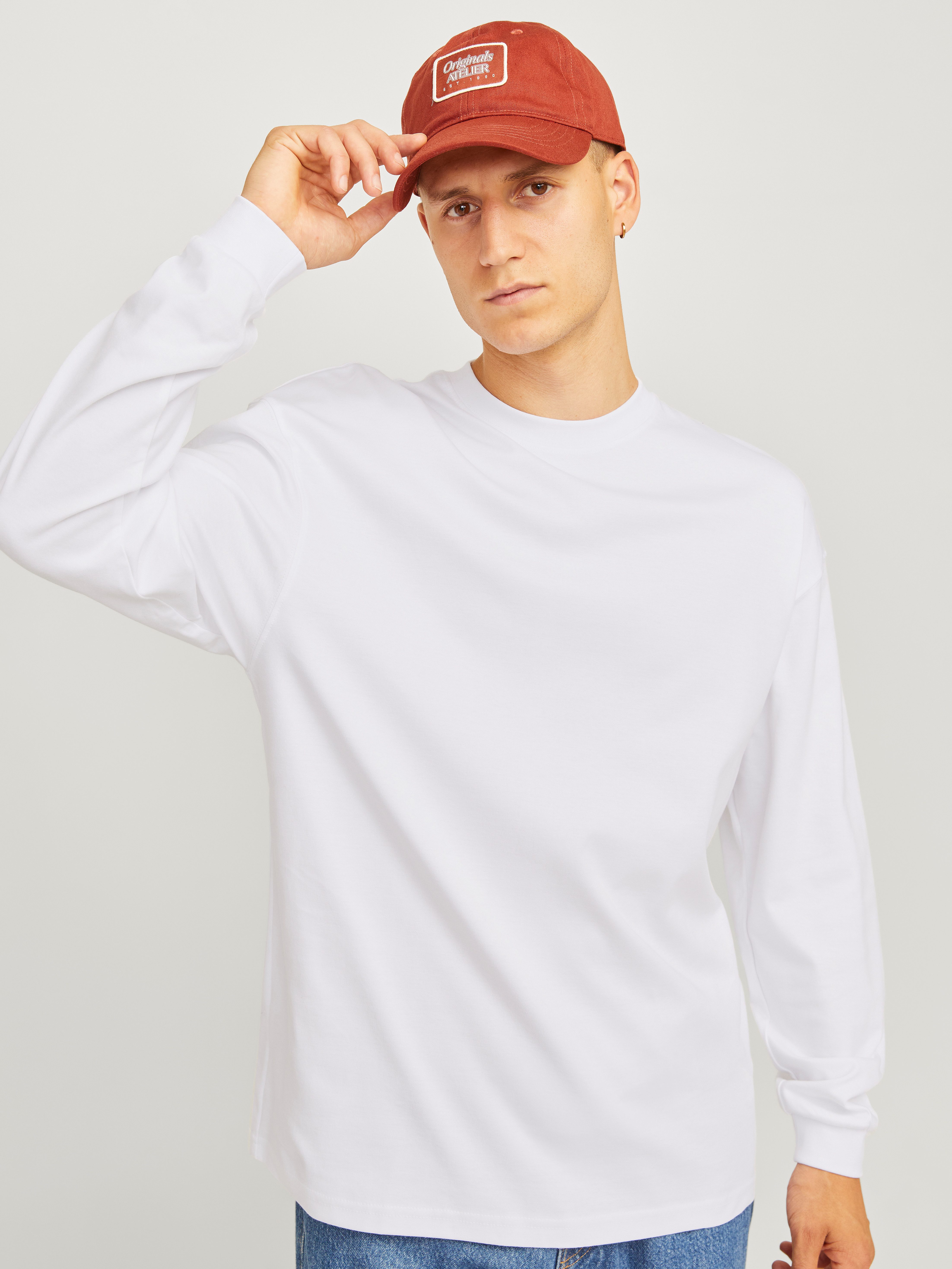 Jack & Jones Shirt met lange mouwen JJEURBAN EDGE TEE LS O-NECK NOOS