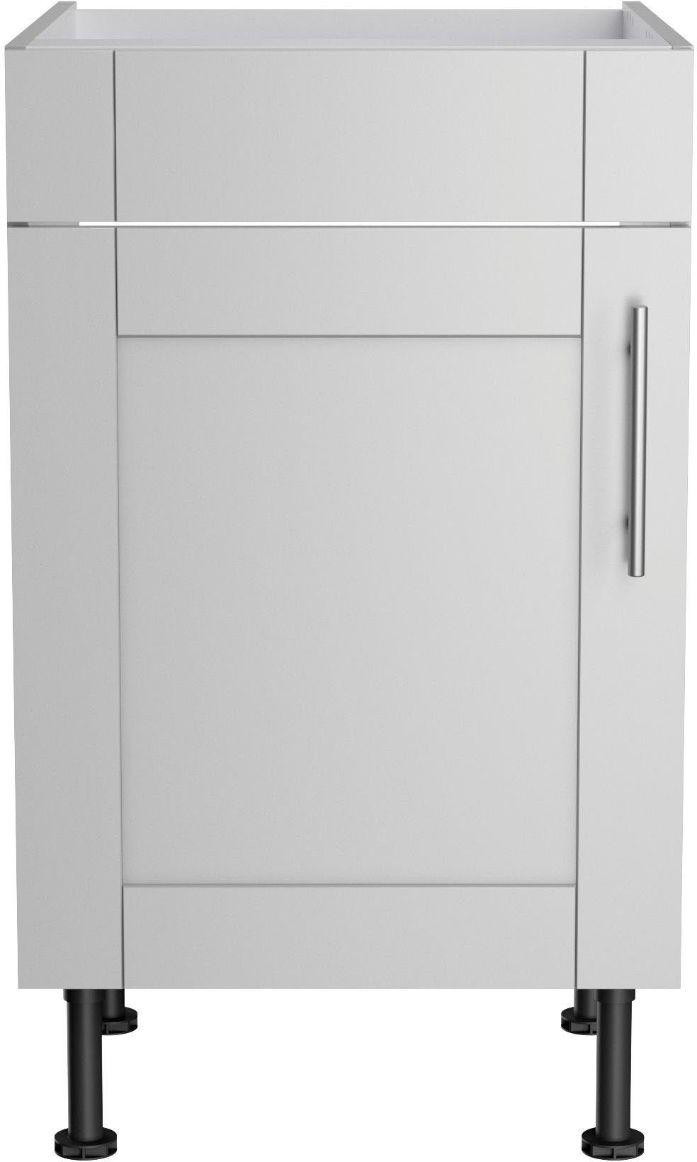 OPTIFIT Gootsteenkast Ahus Breedte 50 cm gootsteenkasten grijs