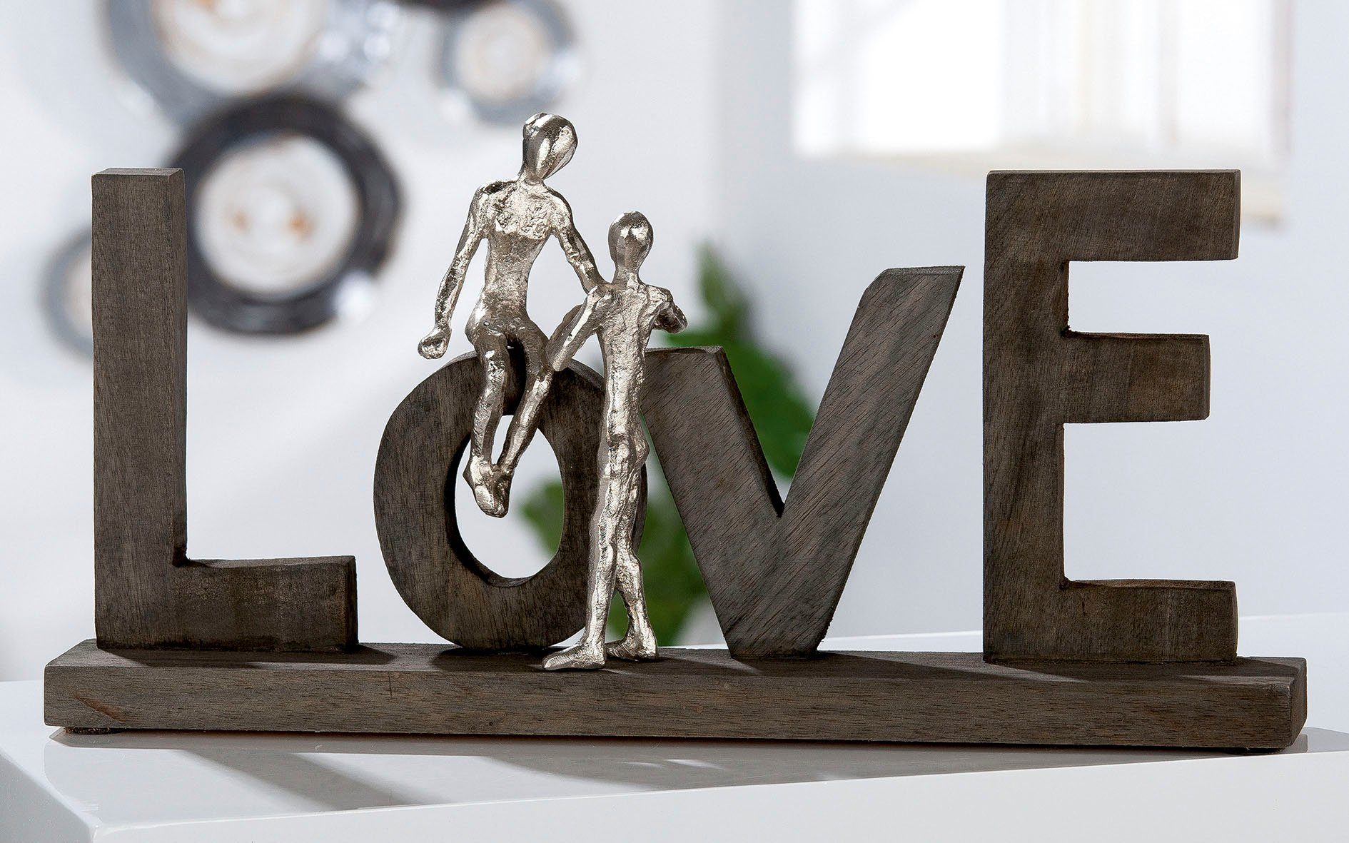 Casablanca by Gilde Decoratief object Opschrift Love (1 stuk)