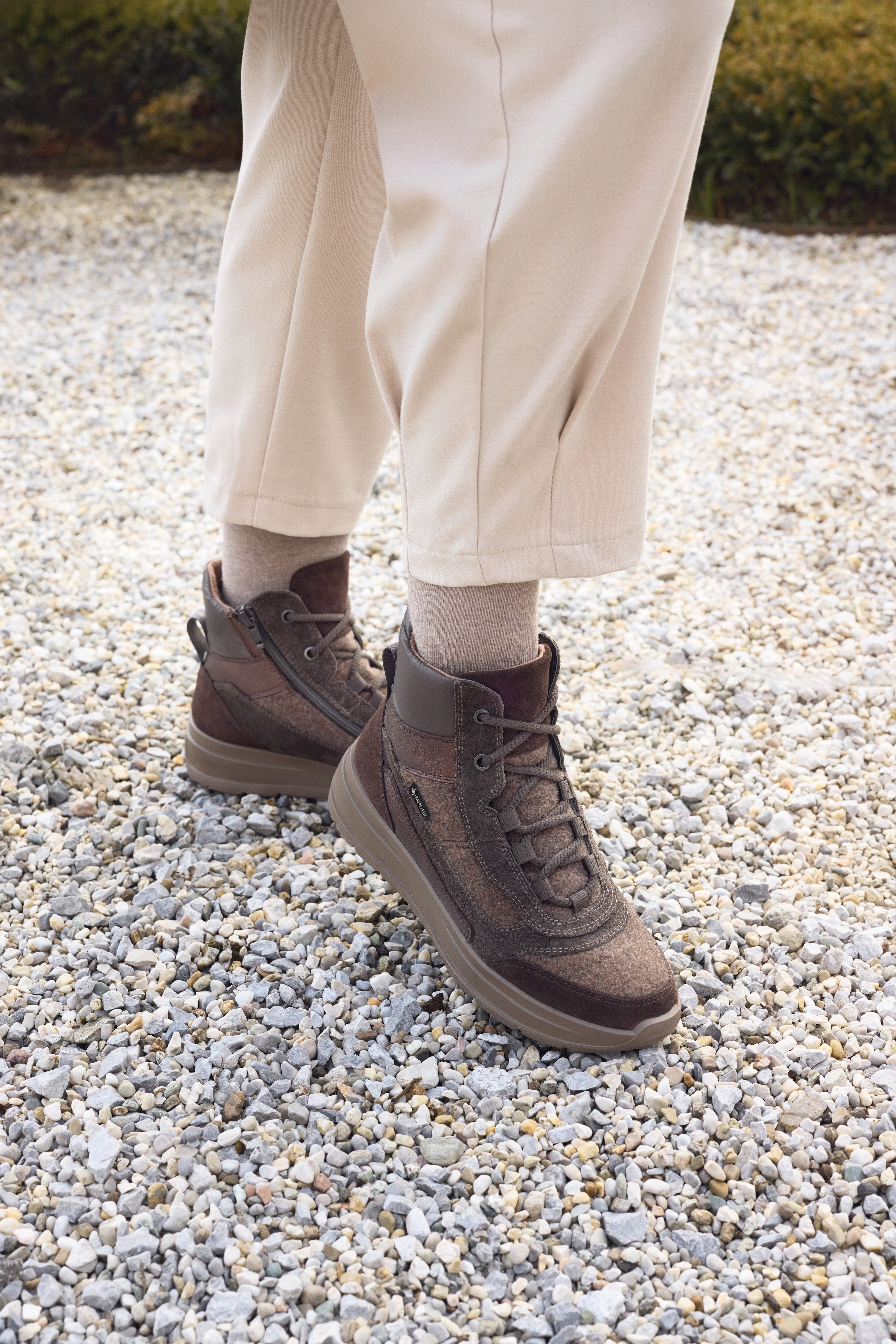 Legero Sneakers Sprinter trekkingschoen, veterschoen met waterafstotende gore tex-membraan
