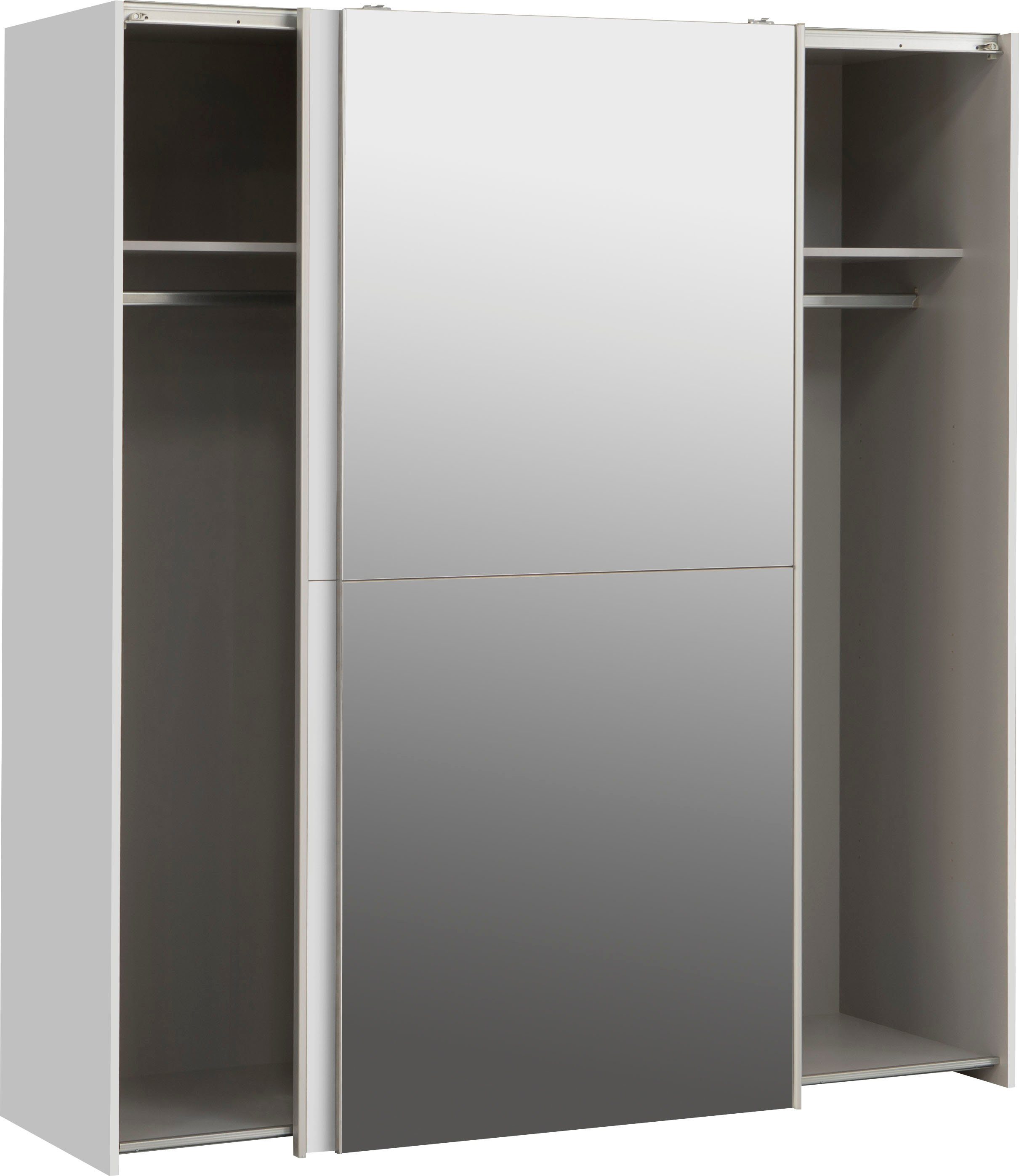 FORTE Zweefdeurkast White Kiss, OTTOs Choice, Made in Europe, ideaal voor kleine ruimtes
