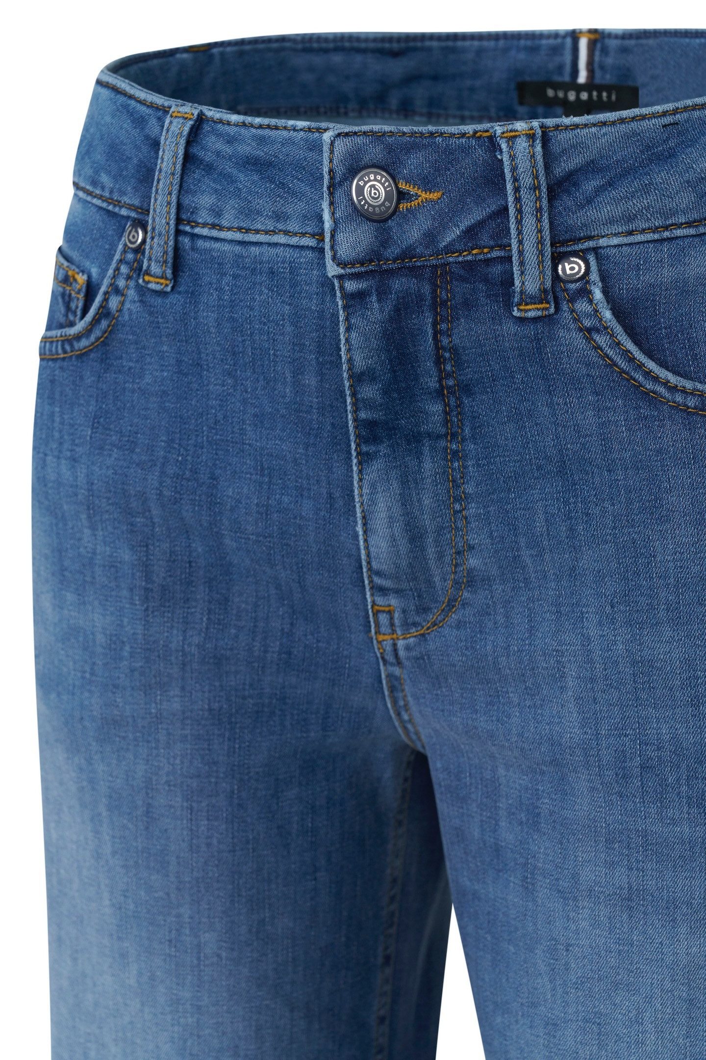 Bugatti 5-pocket jeans met rechte pijpen
