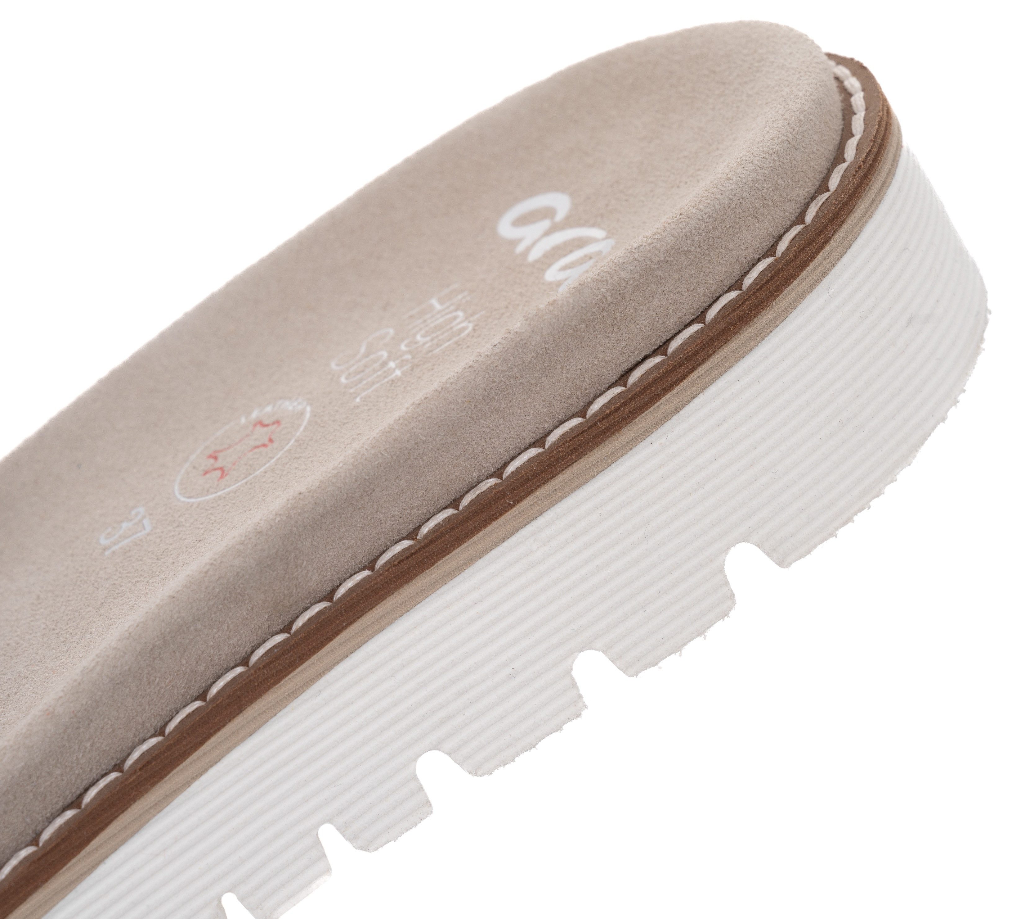 Ara Slippers KENT , slides, flats, sandaal met geplooide bandage
