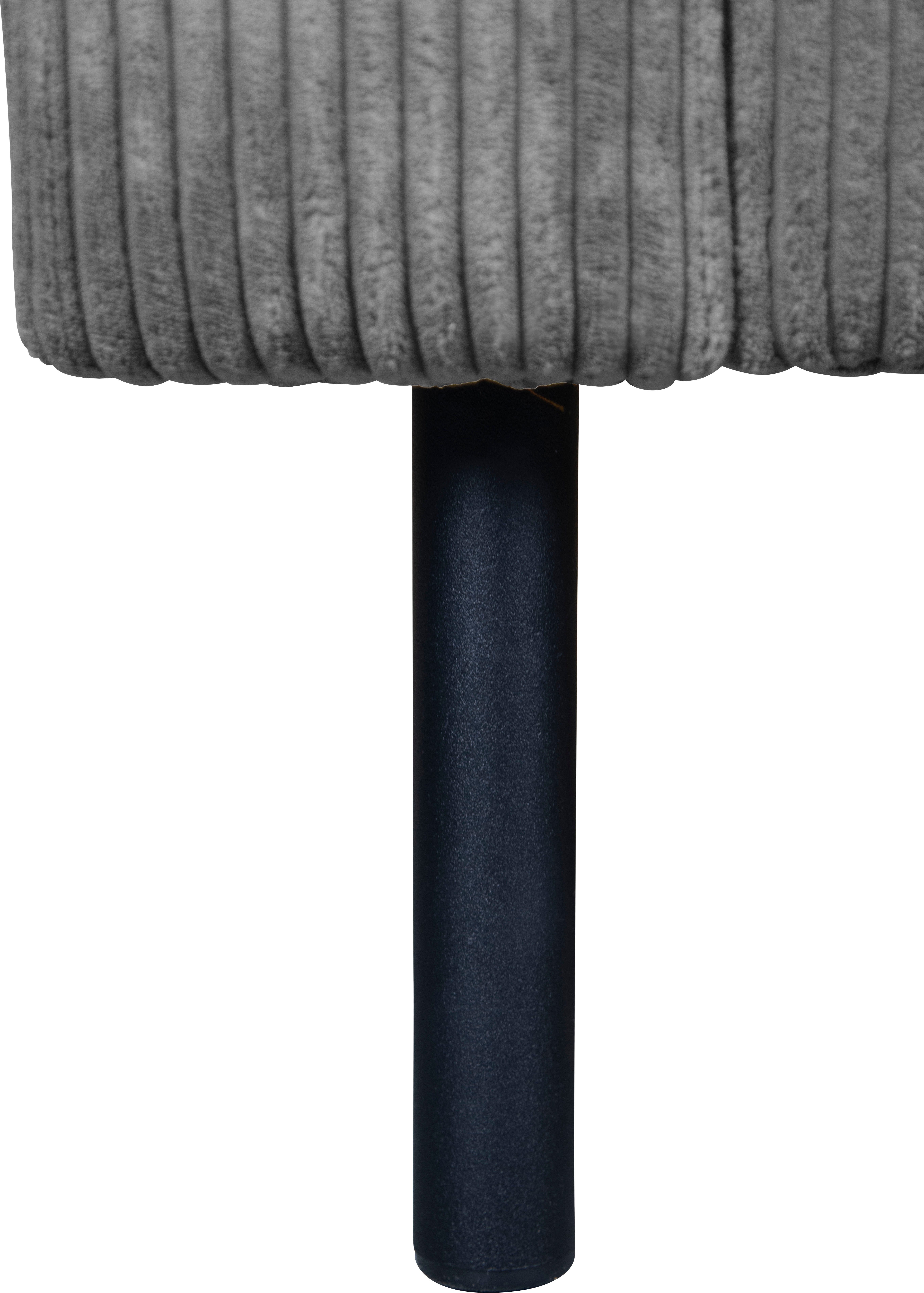 Guido Maria Kretschmer Home&Living 3-zitsbank Lillibeth designbank met golfondersteuning, afmetingen B/D/H: 218/74/83 cm Sierkussen als tweezijdig te gebruiken kussen, bekleding fluwelige look of cord