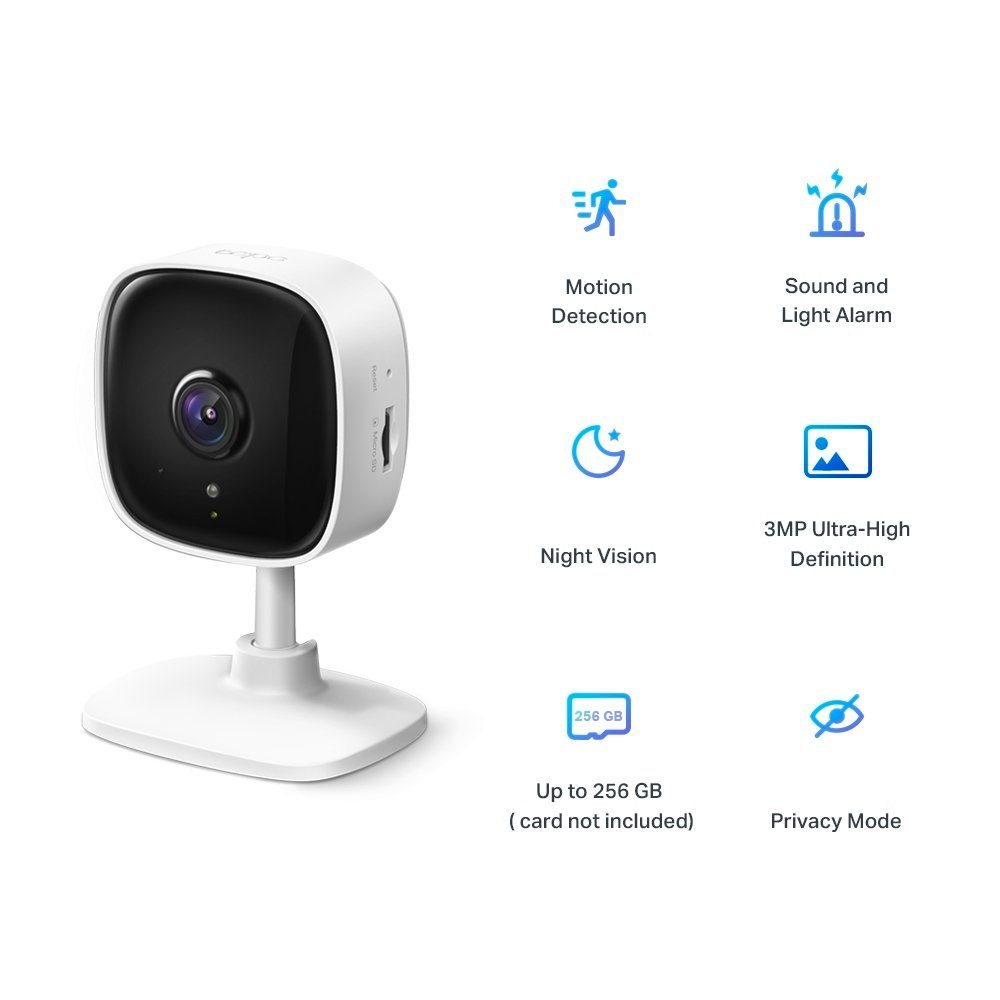 TP-Link IP-bewakingscamera Tapo C110 Home Security WLAN Camera