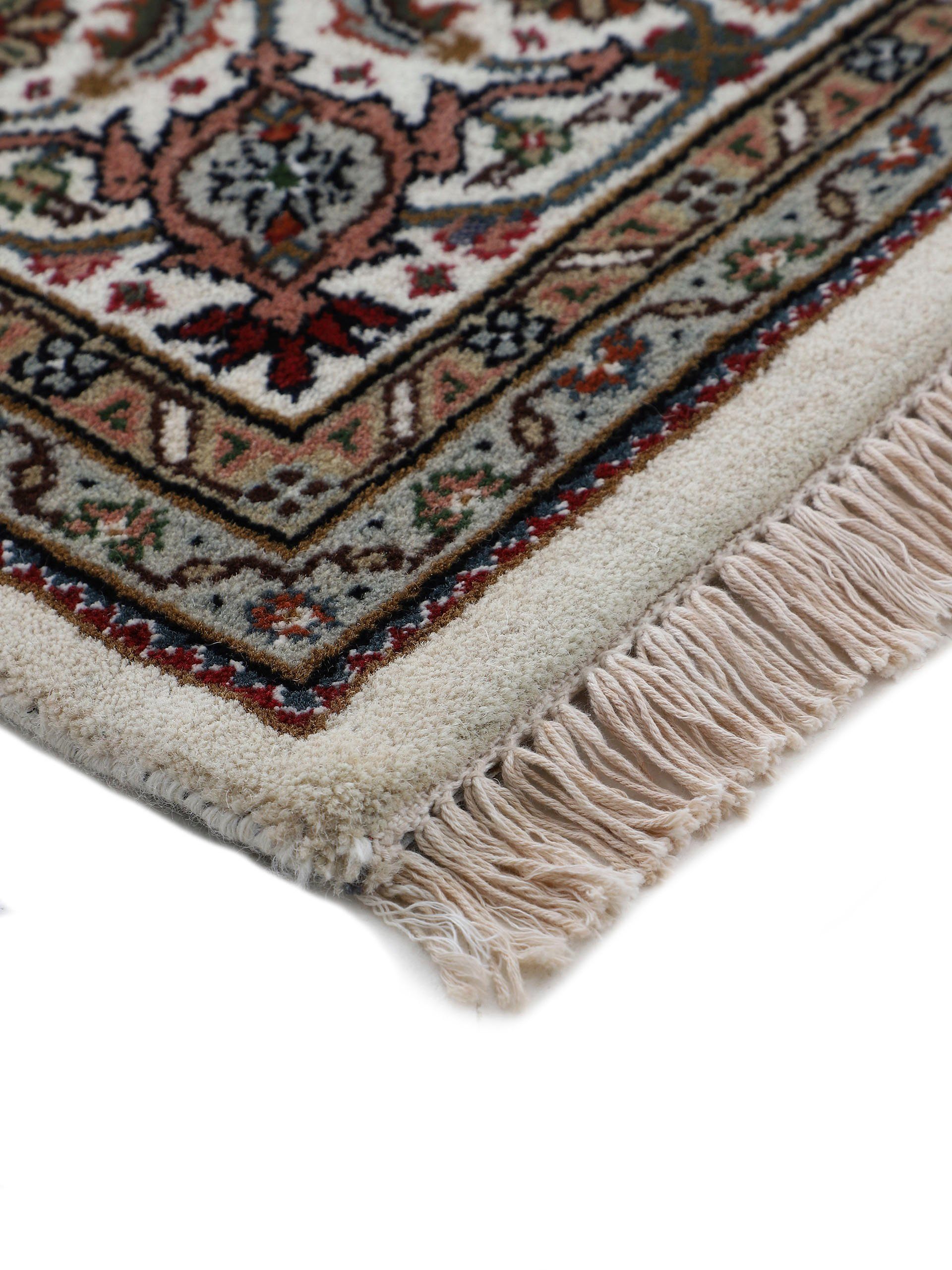 Woven Arts Oosters tapijt Tabriz Mahi met de hand geknoopt, woonkamer, zuivere wol