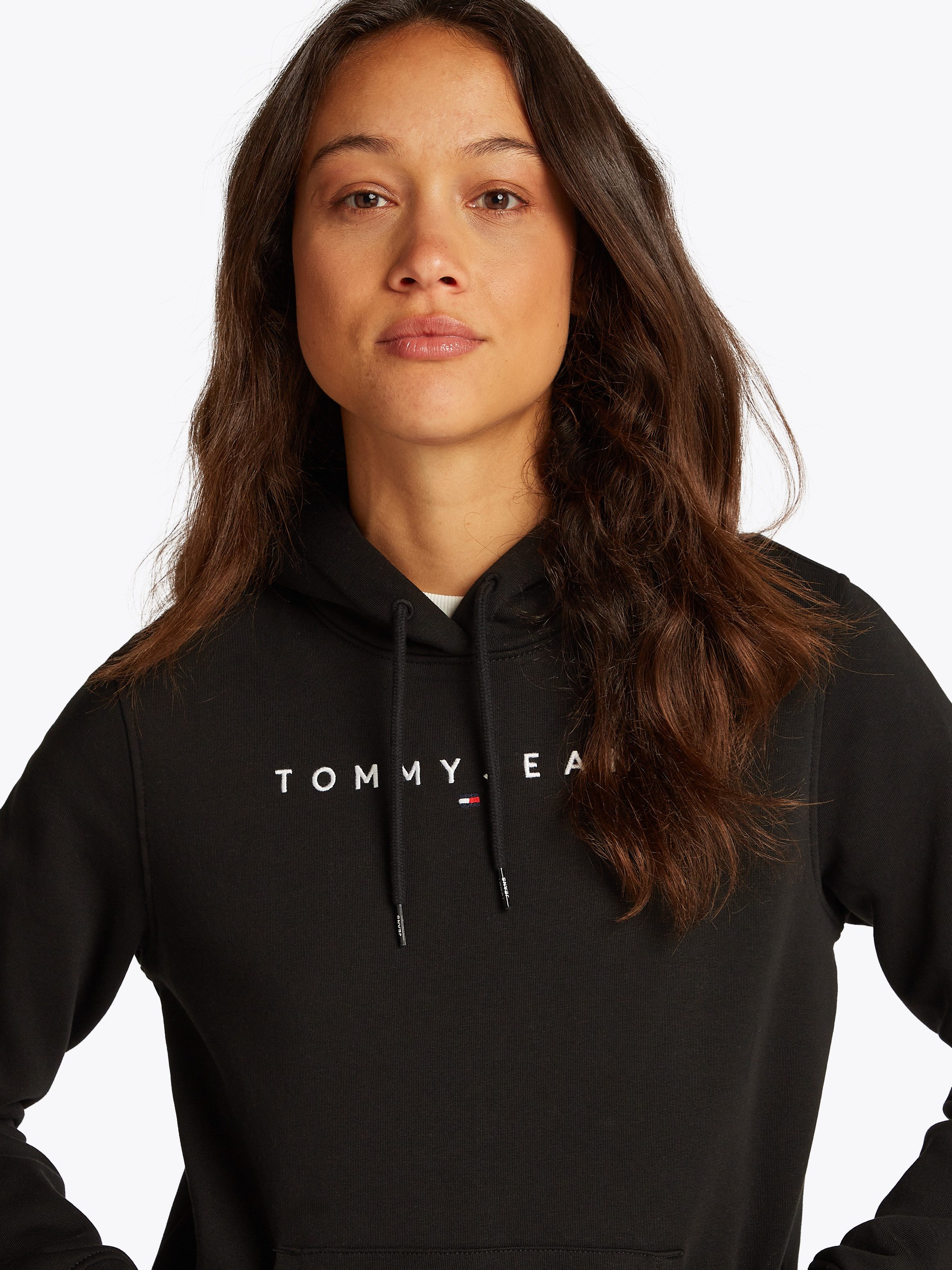 TOMMY JEANS Hoodie TJW REG LINEAR HOODIE met een logo-opschrift