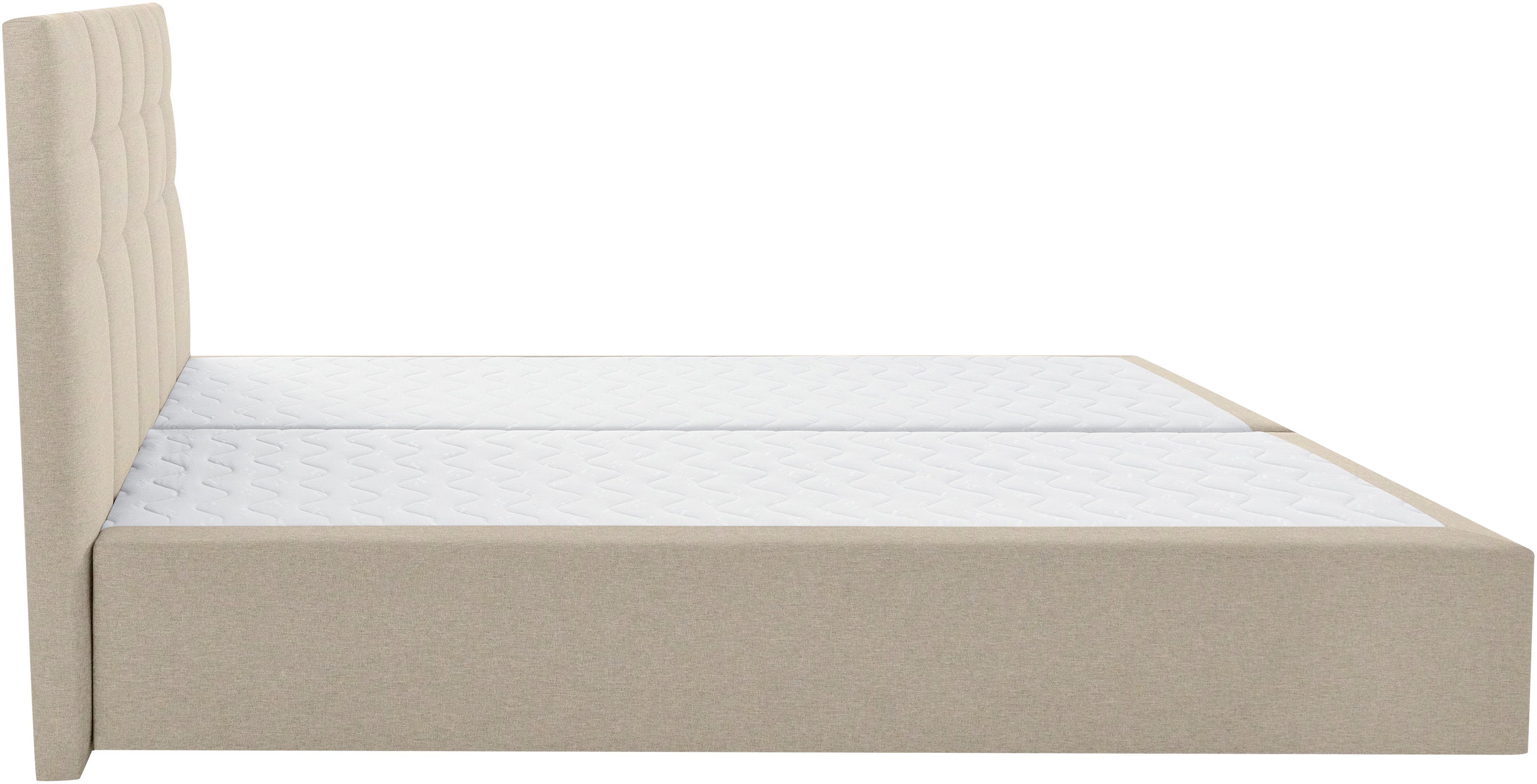 INOSIGN Boxspring OVALO optioneel met bedbox, verkrijgbaar in h2, h3 & h4
