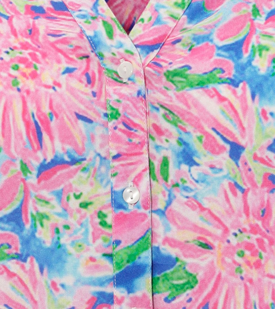 Aniston CASUAL Blouse zonder sluiting met kleurrijke, schilderachtige bloemenprint