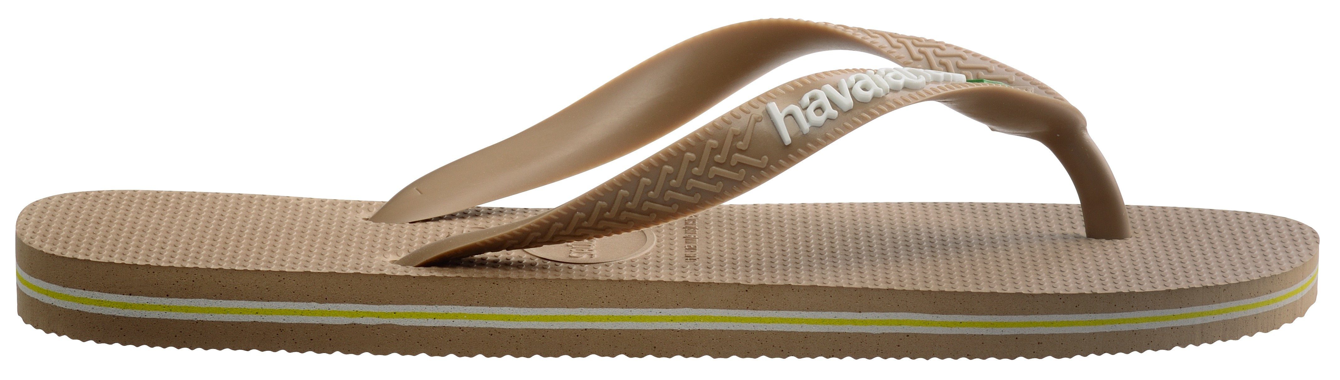 Havaianas Teenslippers Brasil Logo zomerschoen, slippers, poolslides met logo-opschrift