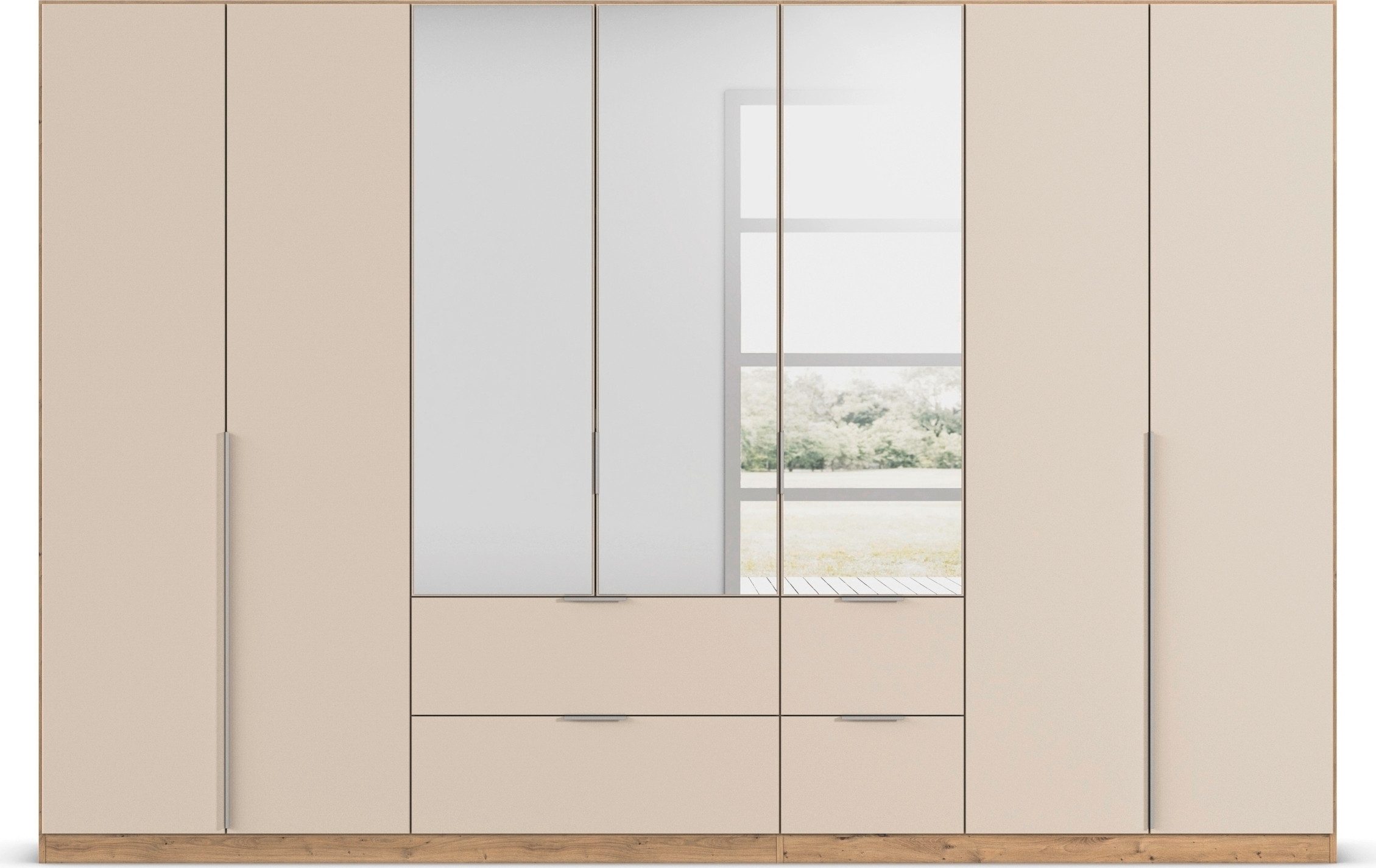rauch Draaideurkast Kledingkast kast garderobe AGORDO met decor- of hoogglansfront