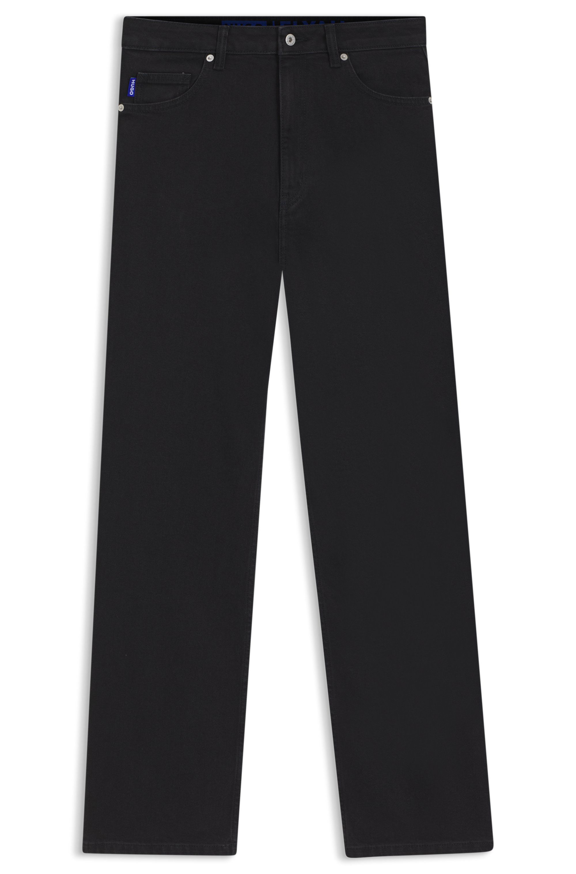 HUGO Blue Straight jeans Elyah Straight fit jeans met hoge taille, lange lengte 36