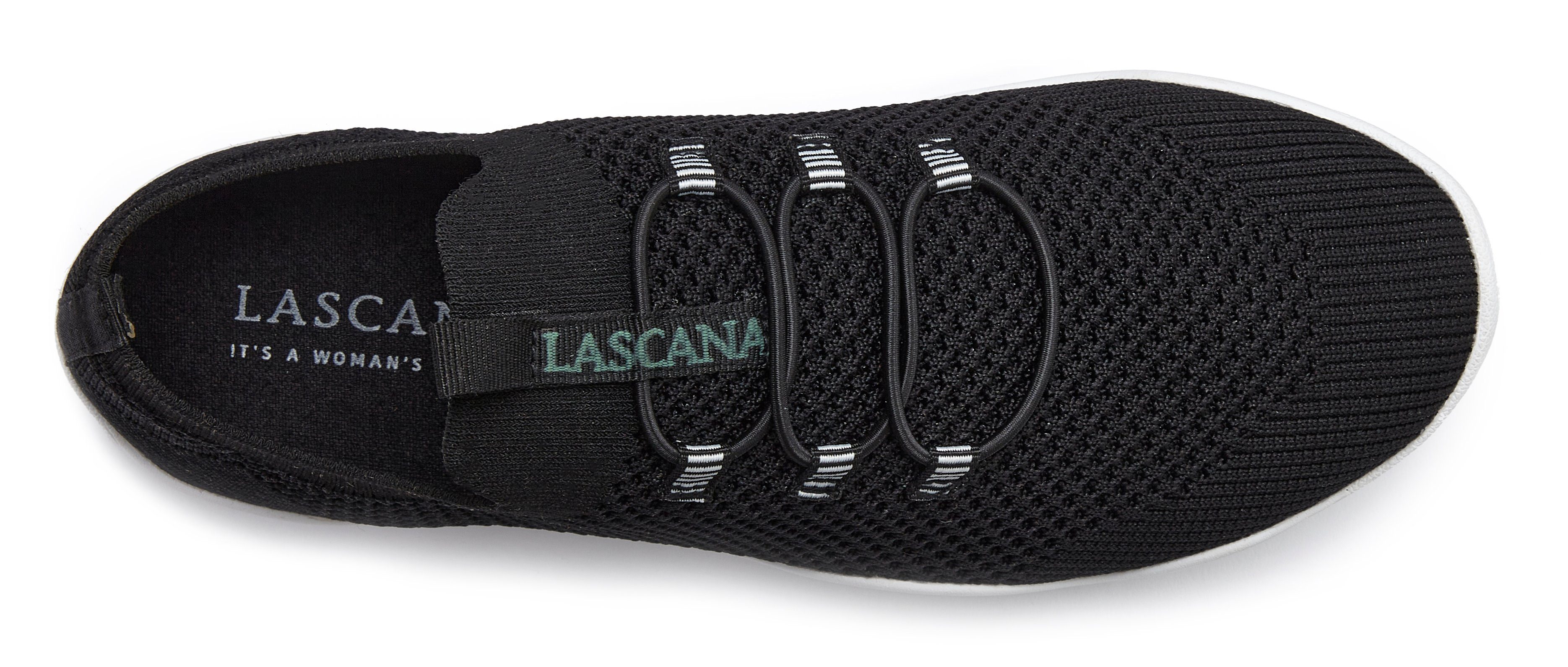Lascana Sneakers Vrijetijdsschoen, slipper, slip-on sneaker unisex VEGAN