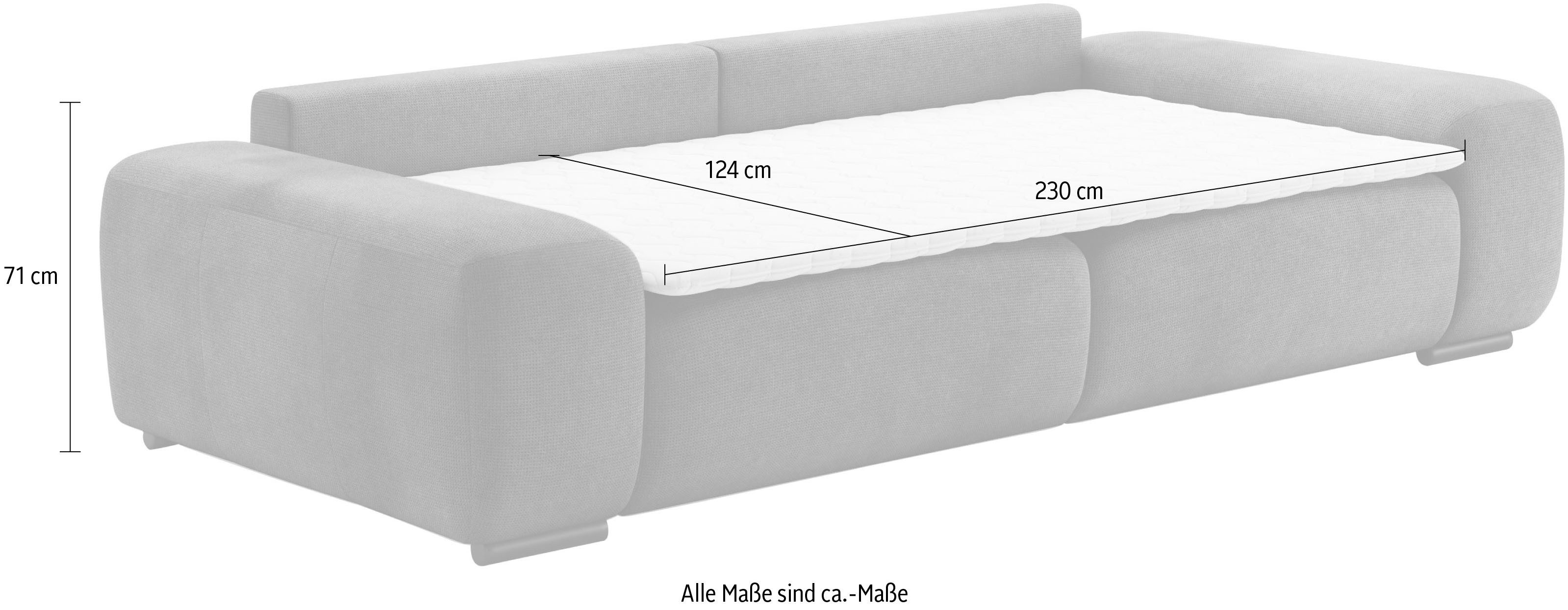 Mr. Couch Megabank Sundance, BxD 302x137 cm