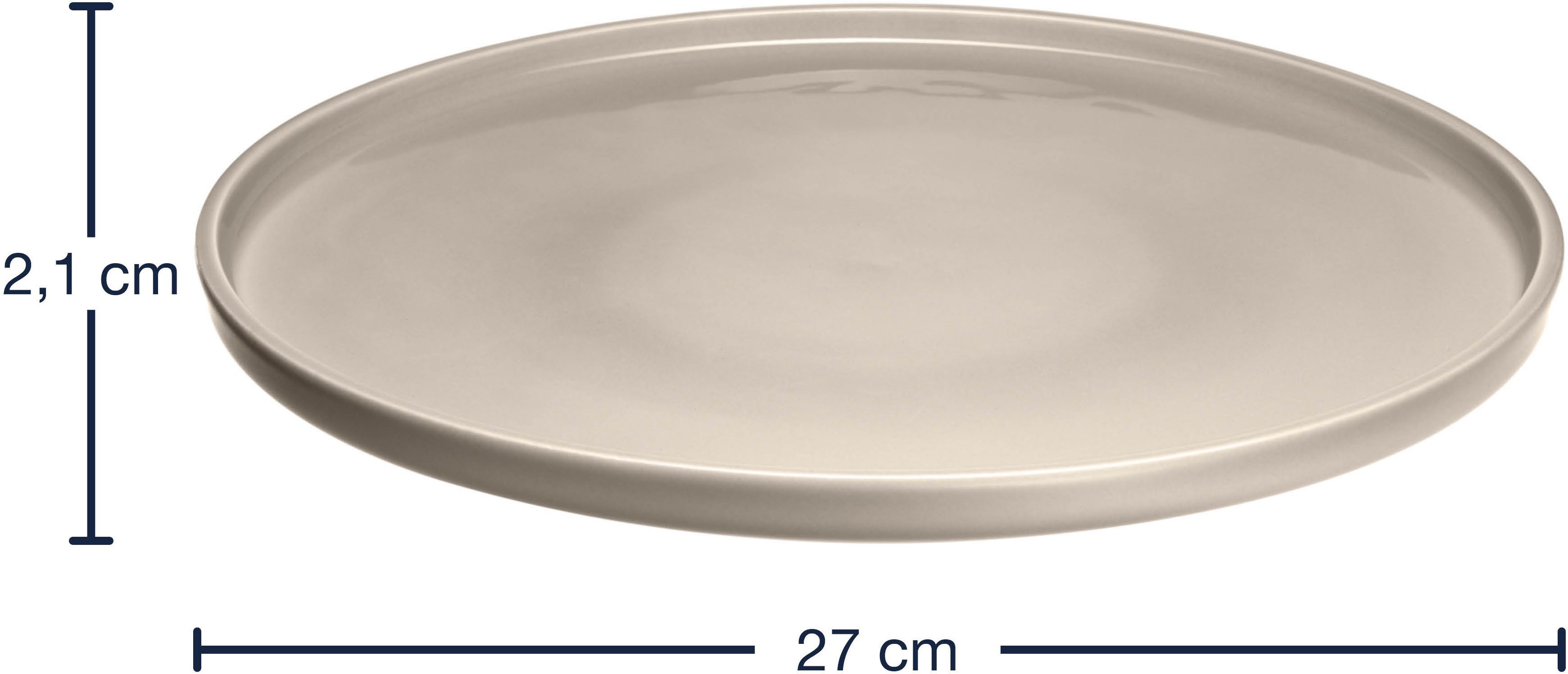LEONARDO Servies ROMA, Servies, 12-delig Servies, geschikt voor de vaatwasser (set, 12-delig)