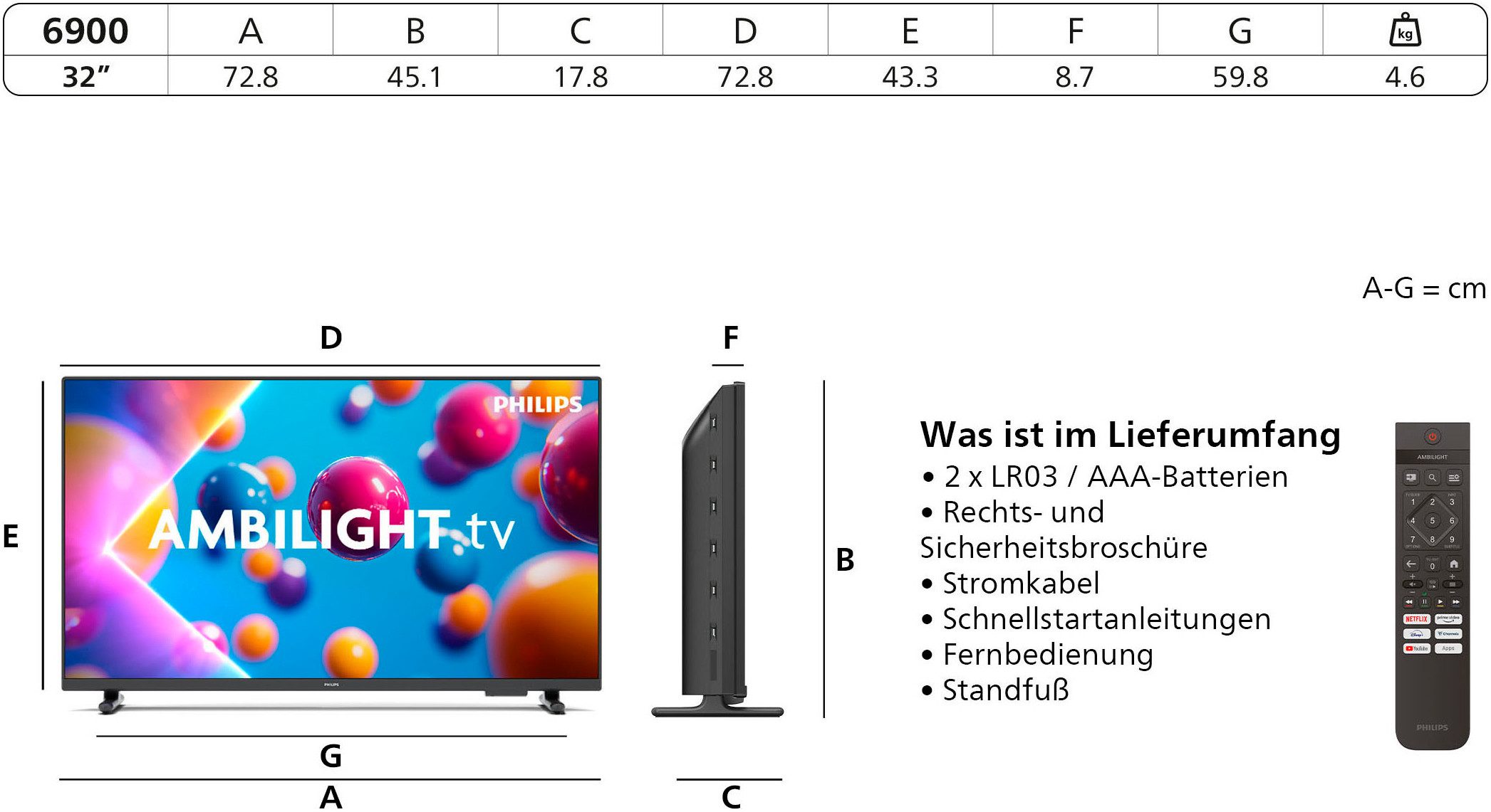 Philips Led-TV 32PFS6900/12