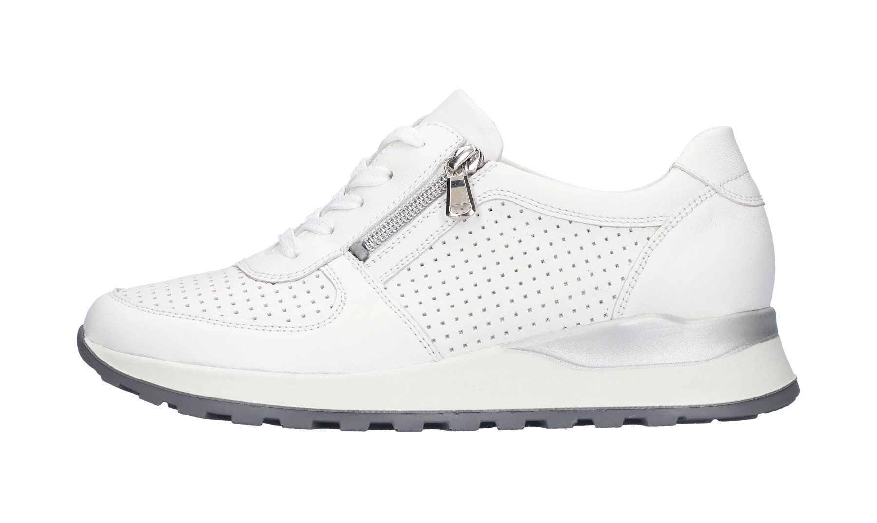 Waldläufer Sneakers met sleehak Hiroko , veterschoenen, lage schoen, vrijetijdsschoen in schoenmaat h (= zeer breed)
