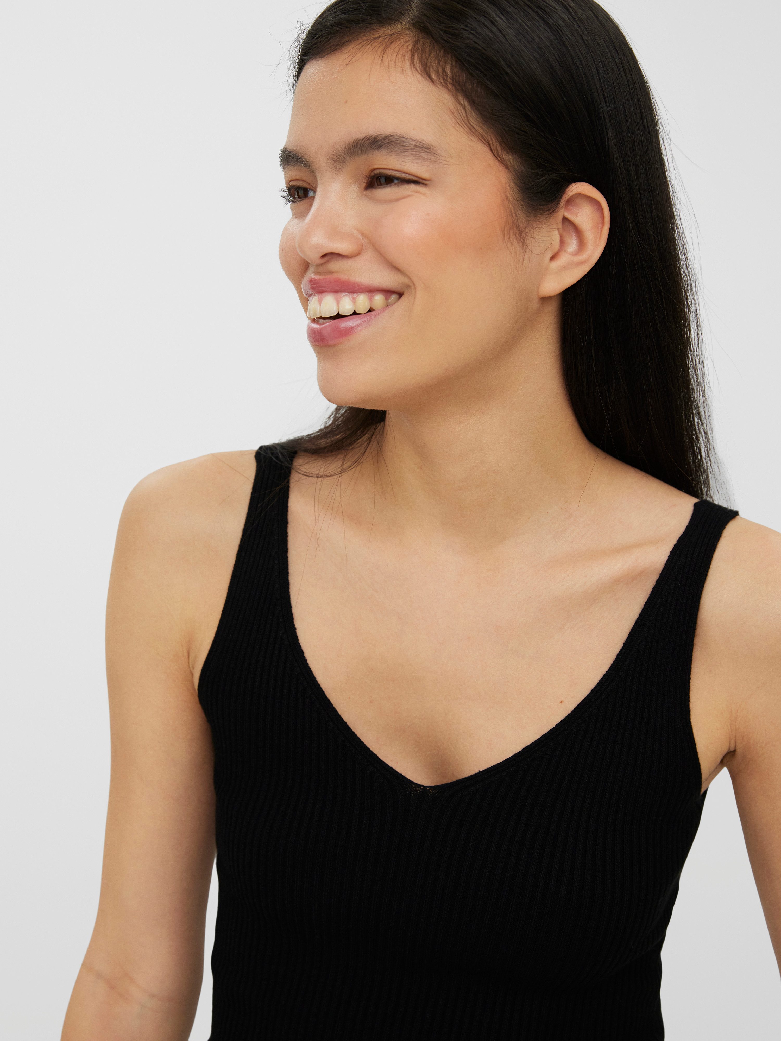 Vero Moda Gebreide top VMGLORY SL RIB TOP